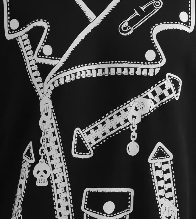 Moschino o1y0225 Crewneck Sweatshirt in Black/Grey Size US S / EU 44-46 / 1 - 4 Thumbnail