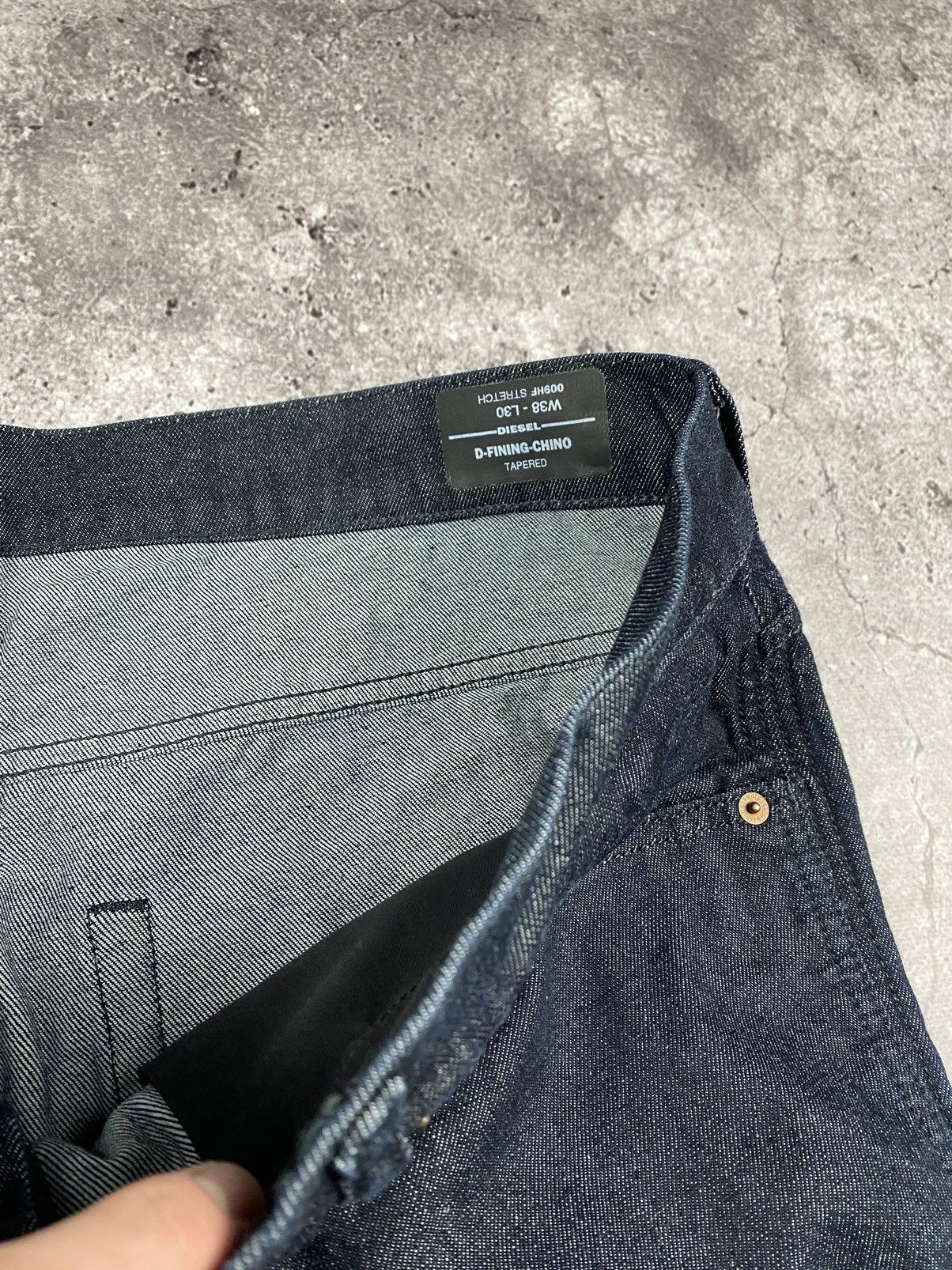 Diesel Diesel Mens D-Fining Tapered Jeans Size US 38 / EU 54 - 3 Thumbnail