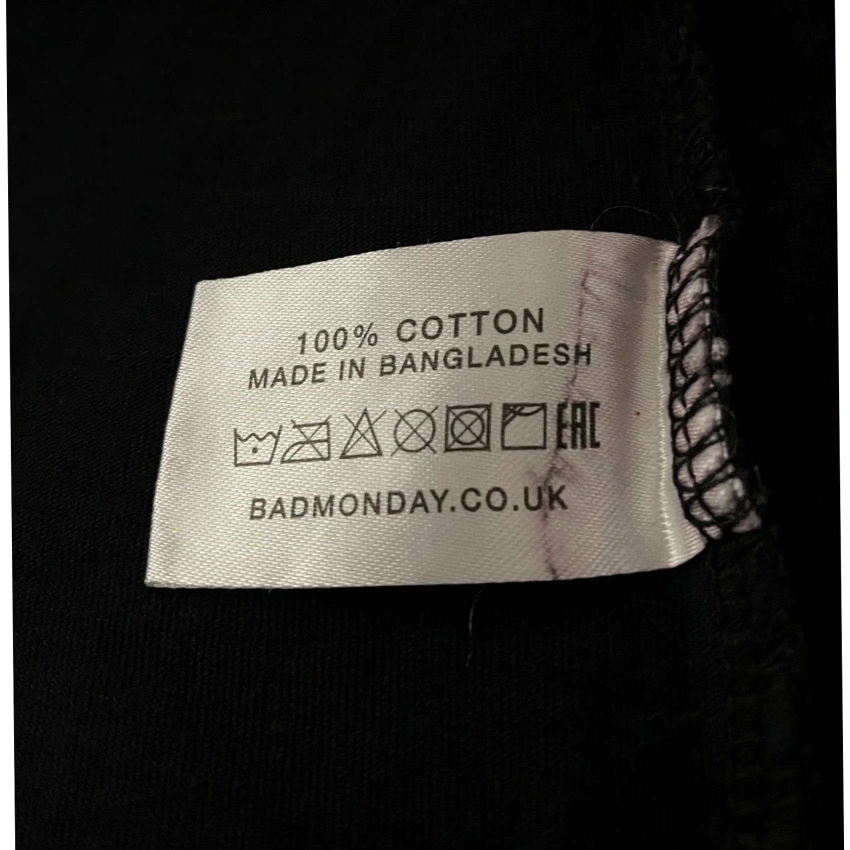 Vintage Bad Monday Gothic Demon Graphic T-Shirt Black Mens Medium M Short Sleeve Size US M / EU 48-50 / 2 - 7 Thumbnail