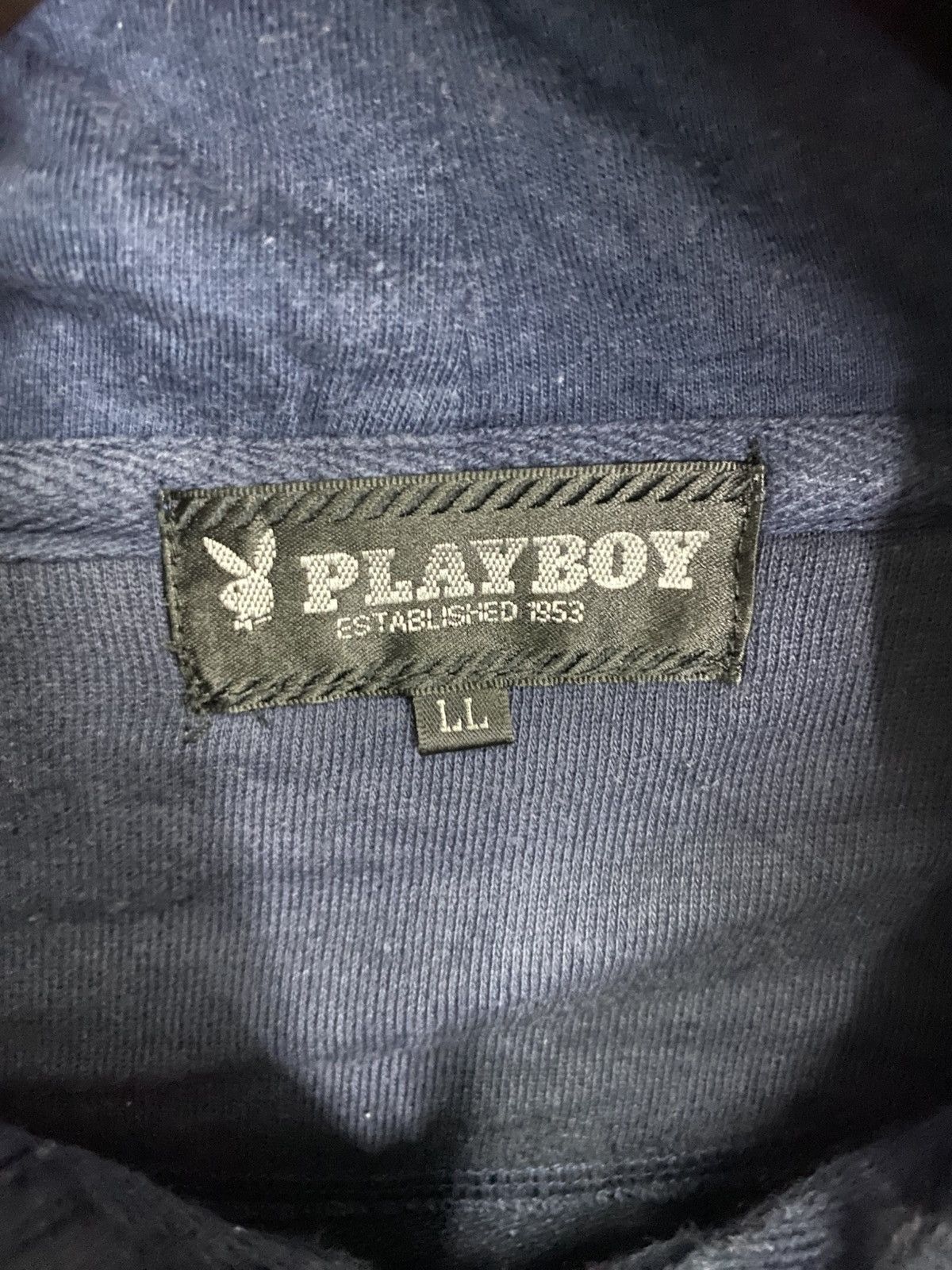 Playboy × Vintage Y2k playboy small logo hoodie zipper size LL Size US XL / EU 56 / 4 - 6 Thumbnail