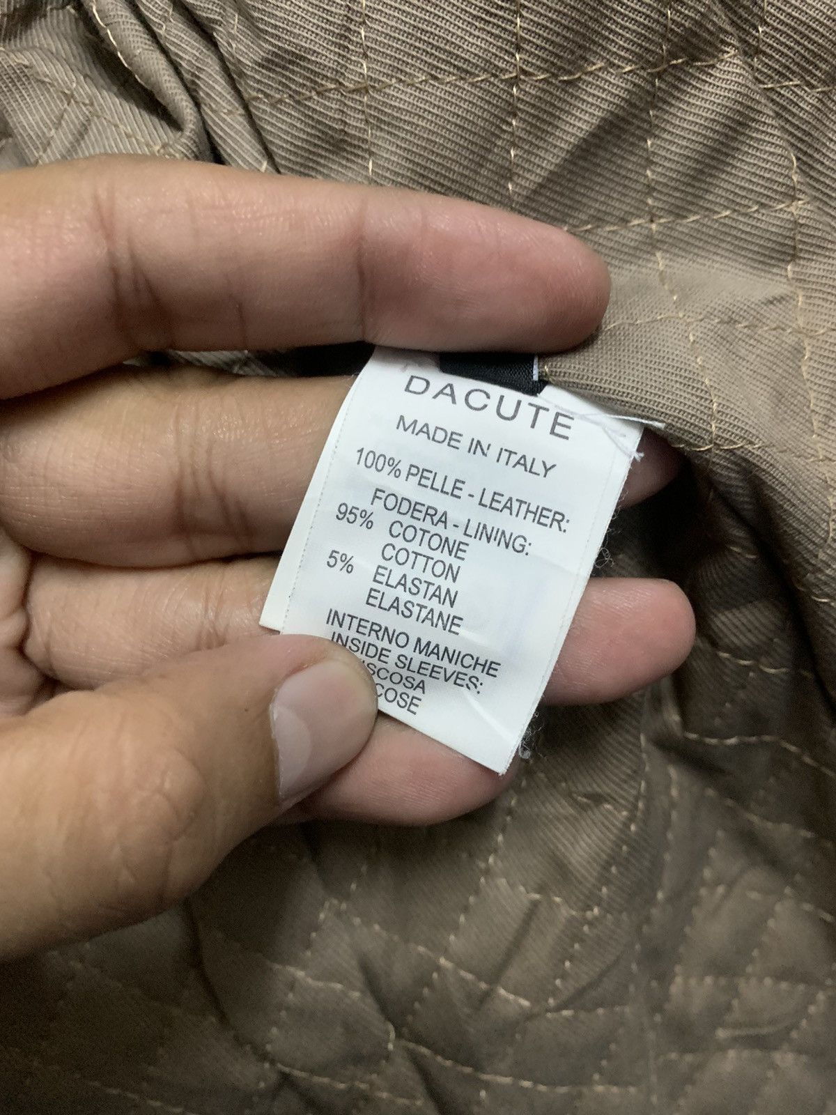 Dacute Vintage Dacute Distressed Leather Jacket Size US S / EU 44-46 / 1 - 14 Thumbnail
