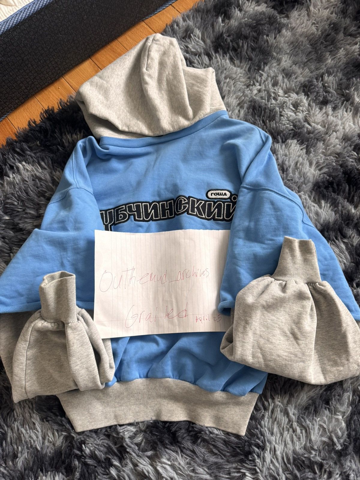 Gosha Rubchinskiy Two tone sweatshirt Size US XS / EU 42 / 0 - 2 Thumbnail