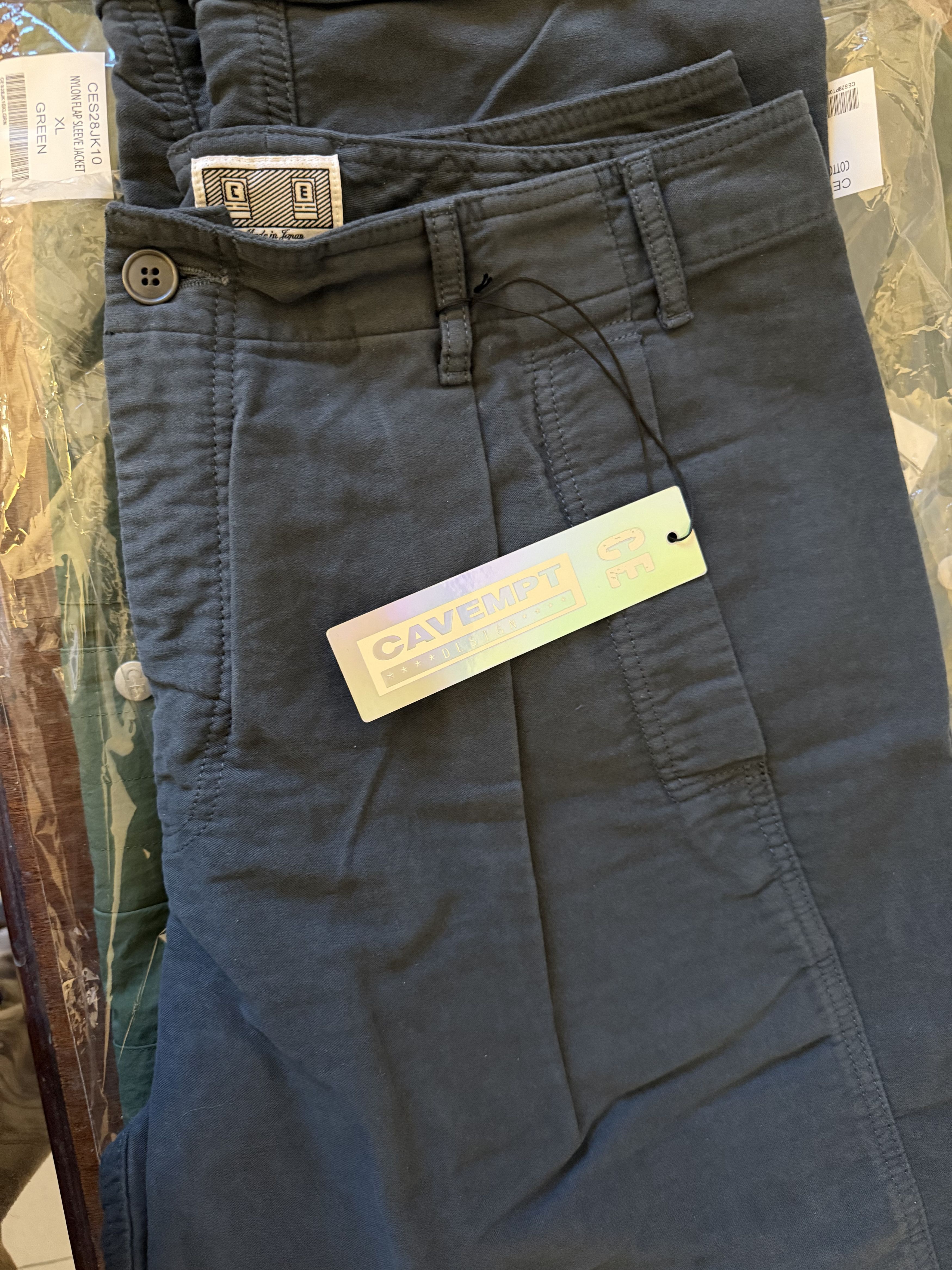 Cav Empt Cav Empt Blue Men Cotton Casual Trousers Size US 38 / EU 54 - 2 Thumbnail