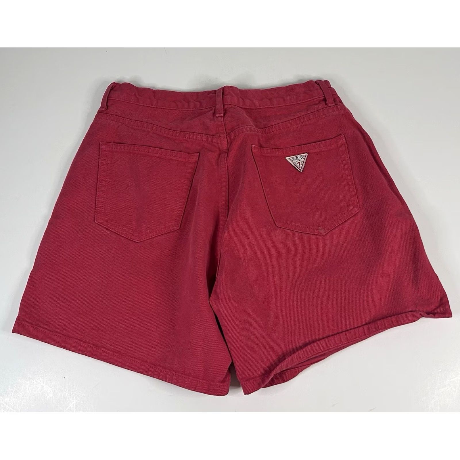 Guess GUESS Jeans Shorts Denim Pink Wash 100% Cotton USA Made Vintage 30 x 5.5 Men Rise Inseam 5.5 30 Size US 30 / EU 46 - 4 Thumbnail