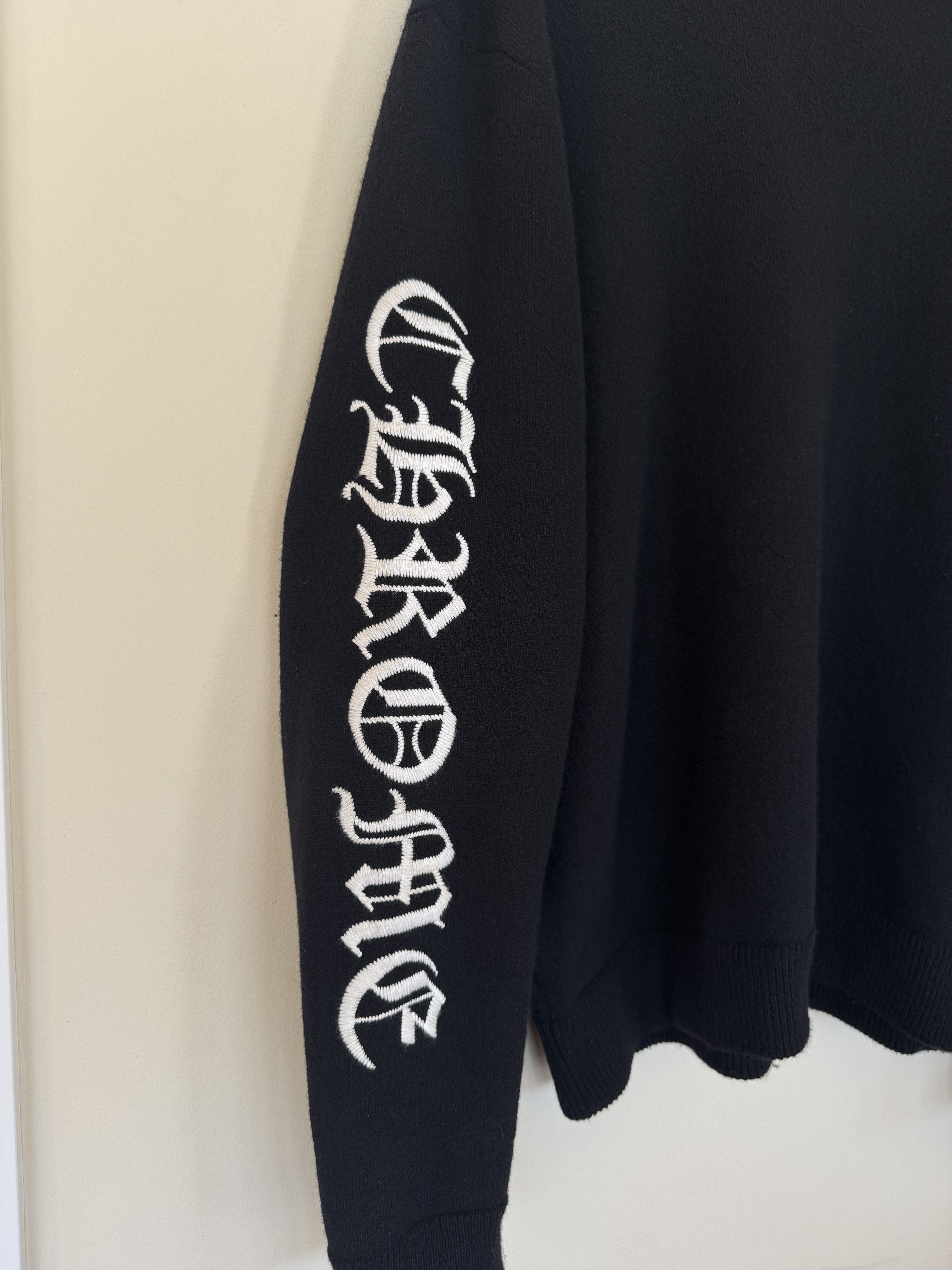 Chrome Hearts Chrome Hearts Embroidered Cashmere Sweater Size US L / EU 52-54 / 3 - 4 Thumbnail