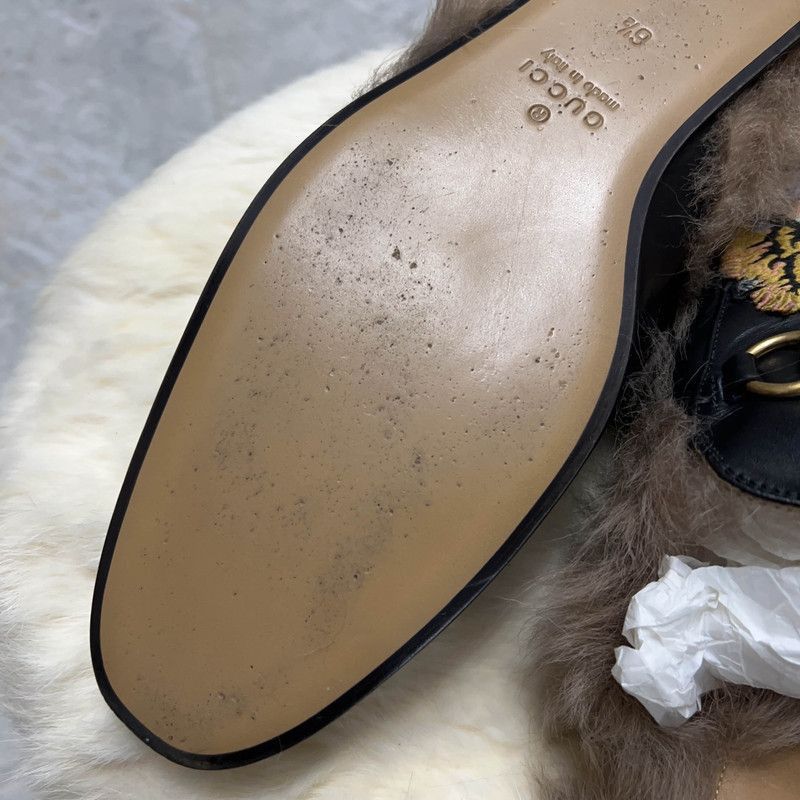 Gucci Gucci Stylish Casual Black Slipper with Embroidery - Size US 9 / EU 42 - 7 Thumbnail
