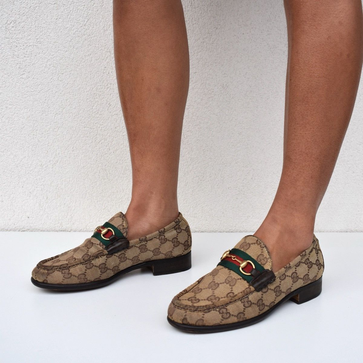Gucci Vintage Gucci Monogram Loafers (US 6.5) Size US 6.5 / IT 36.5 - 3 Thumbnail