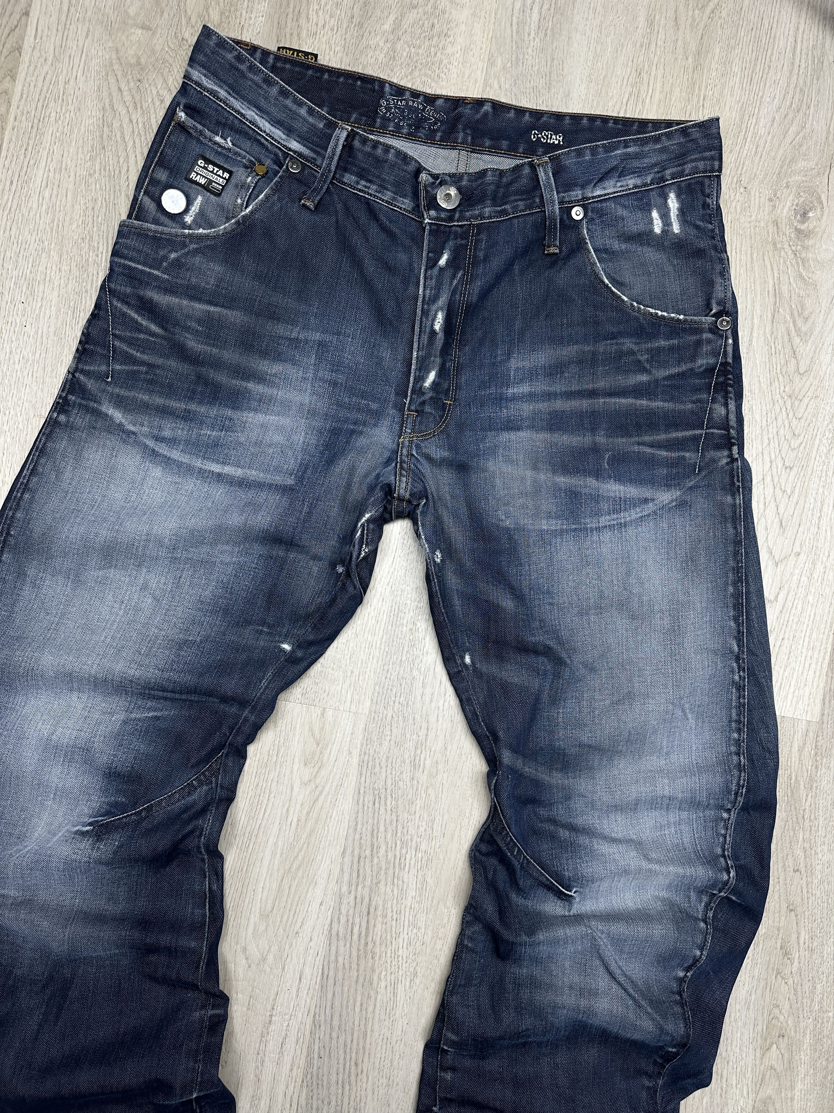 G-Star G Star Raw Mens Arc Loose Tapered Denim Pants Jeans Size US 32 / EU 48 - 2 Thumbnail