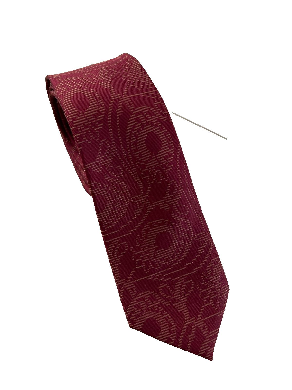 Tallia Tallia Paisley Silk Tie Red Size ONE SIZE - 1 Thumbnail