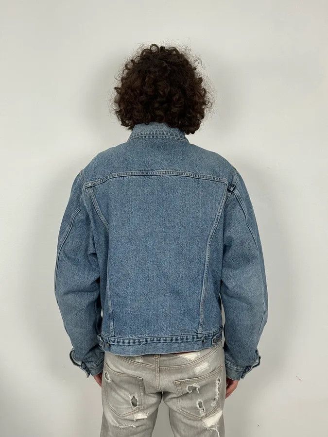 Armani 1990s Armani Light Blue Denim Jacket Size US L / EU 52-54 / 3 - 3 Thumbnail