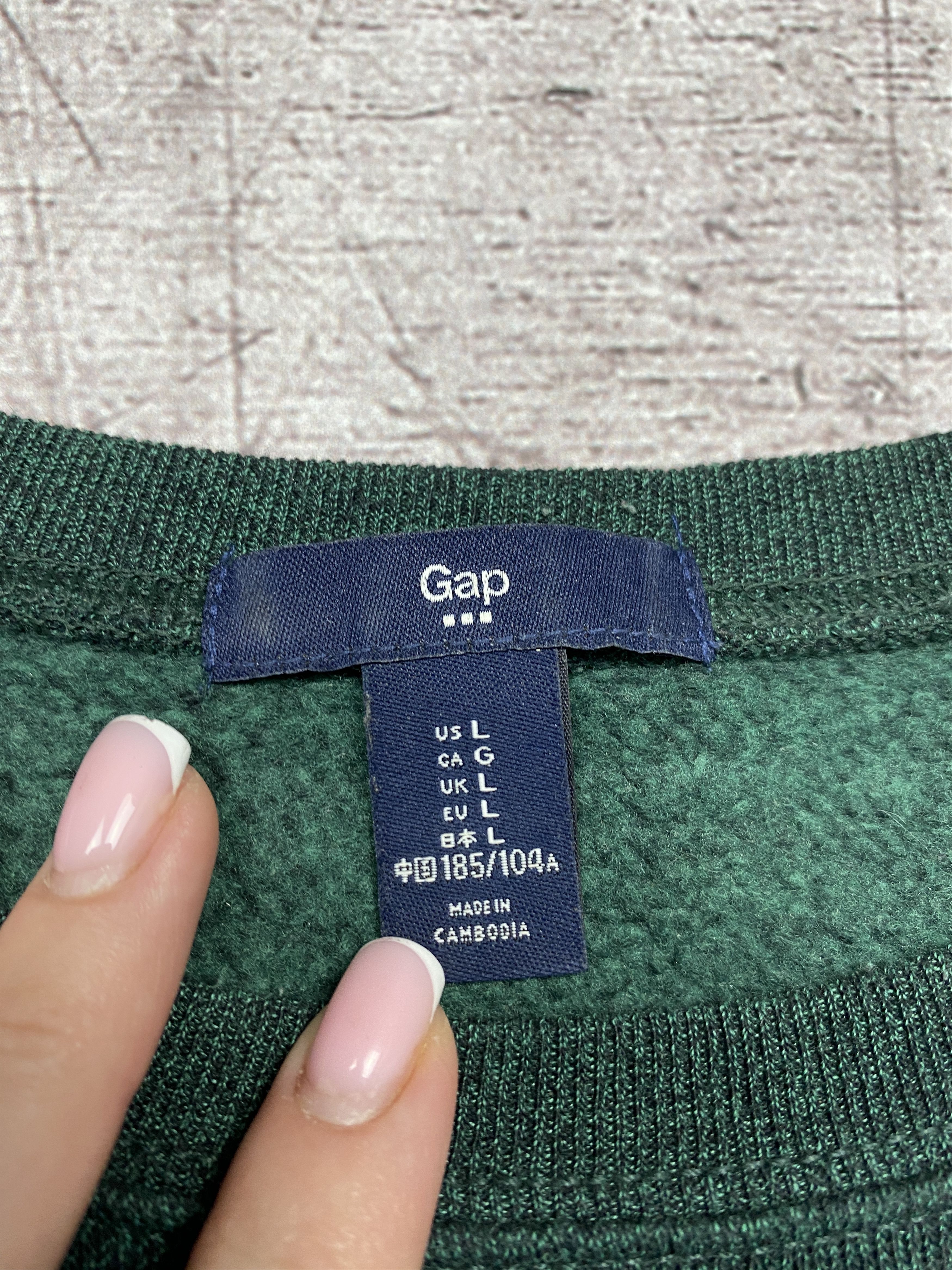 Gap × Vintage Gap Vintage Mens Crew Neck Sweatshirt Y2K Size US L / EU 52-54 / 3 - 4 Thumbnail