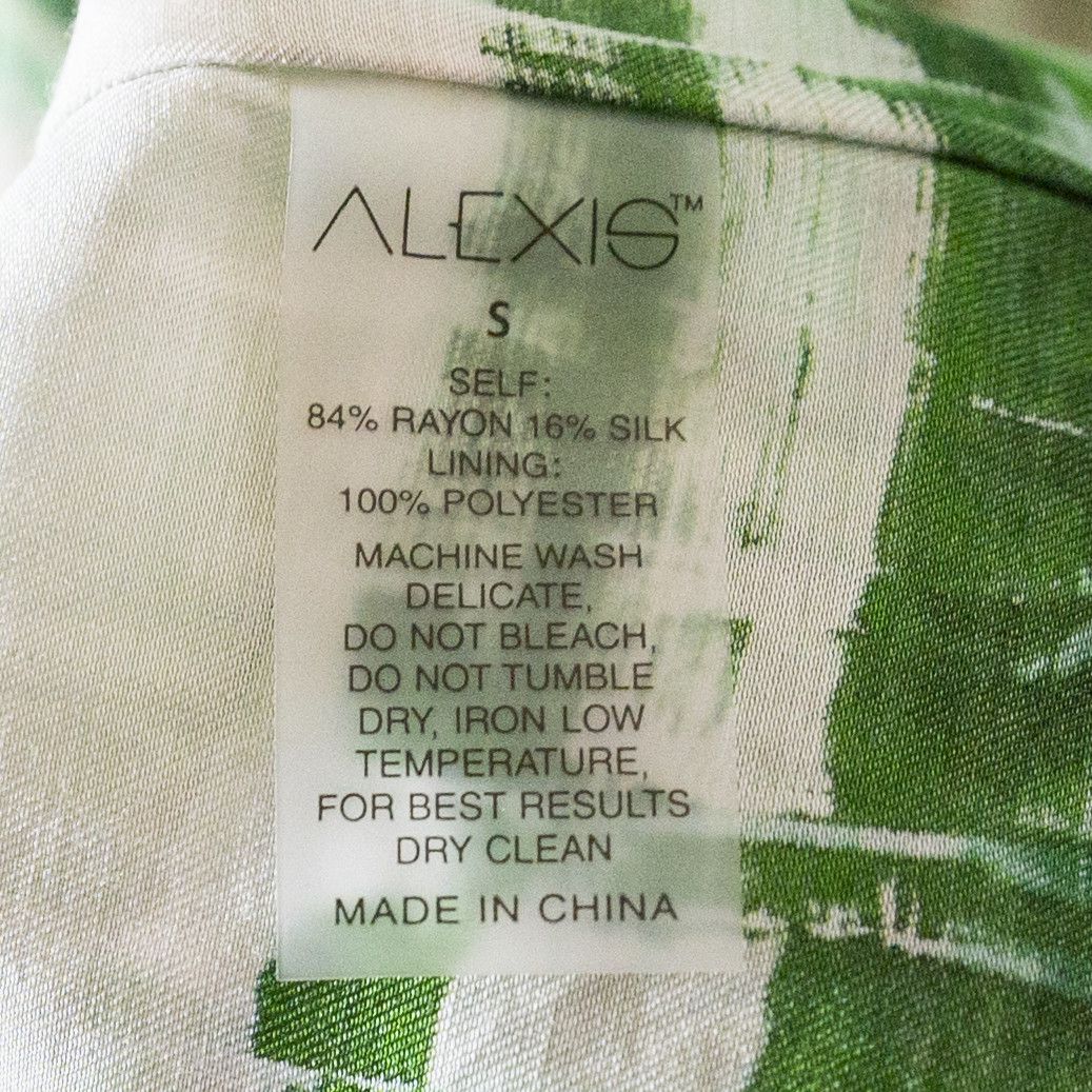 ALEXIS ALEXIS Florentyn Silk Blend Chiffon Collared Size 27" / US 4 / IT 40 - 2 Thumbnail