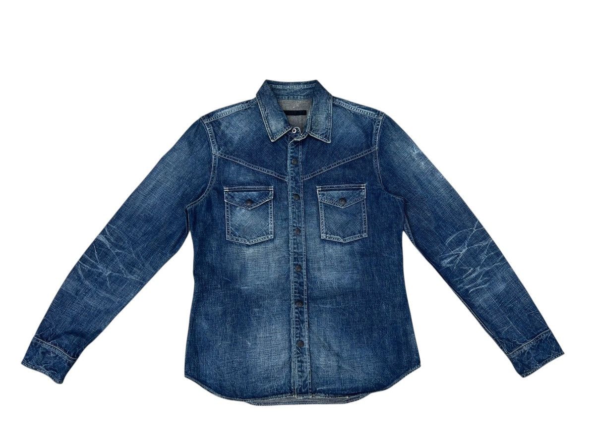 roarguns Roar Guns Japan Thick Denim Western Shirt Size US M / EU 48-50 / 2 - 11 Thumbnail