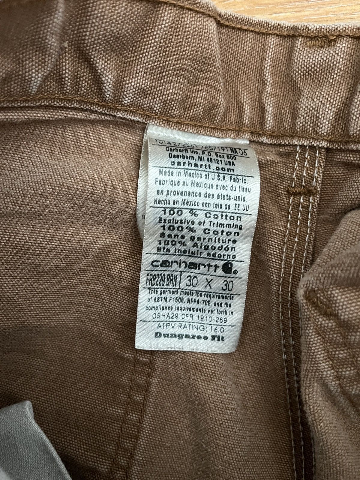 Vintage vtg carhartt pants light brown Size US 29 - 7 Thumbnail