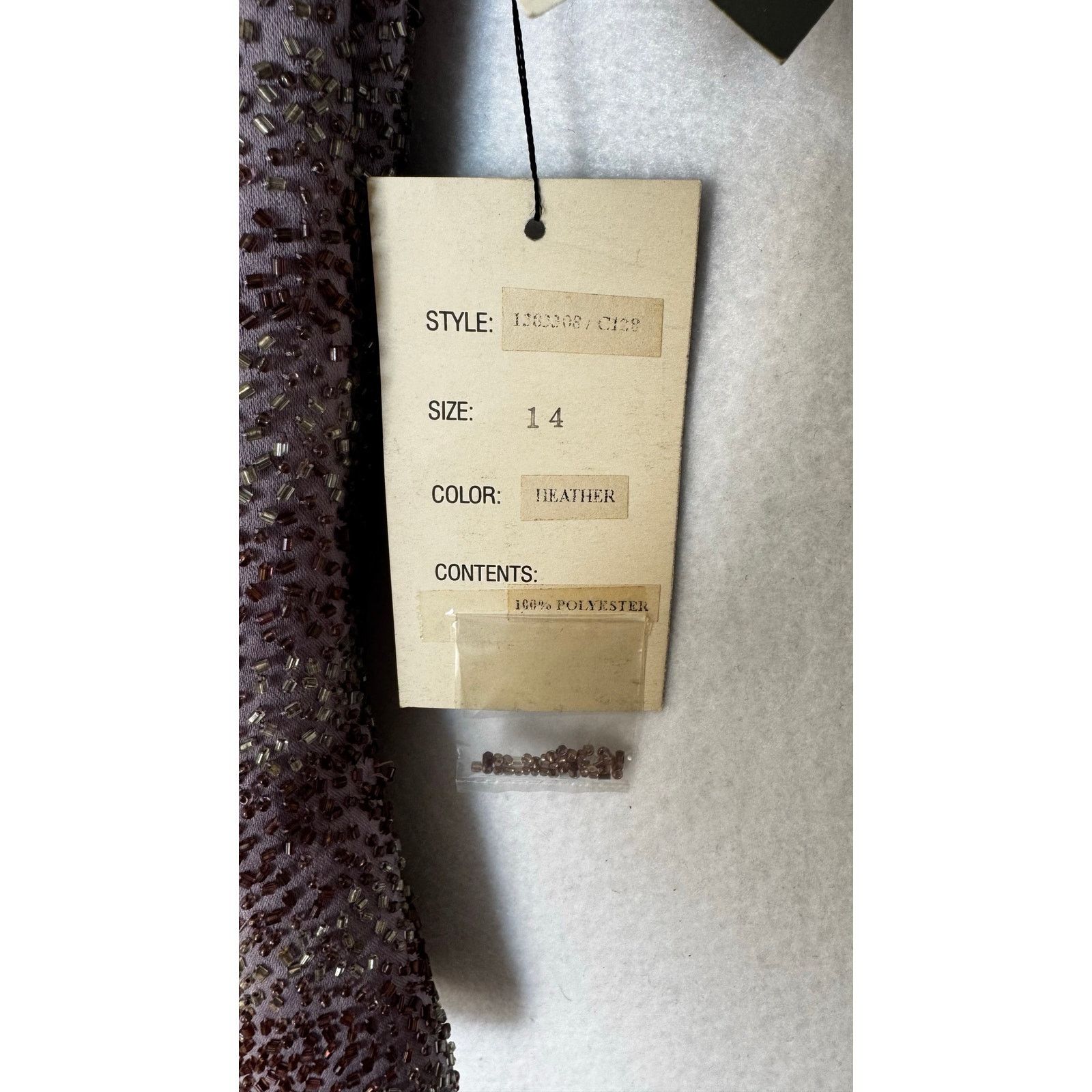 Other Zola Evening David Minka Y2K Beaded Corset Top 14 NWT Size L / US 10 / IT 46 - 6 Thumbnail