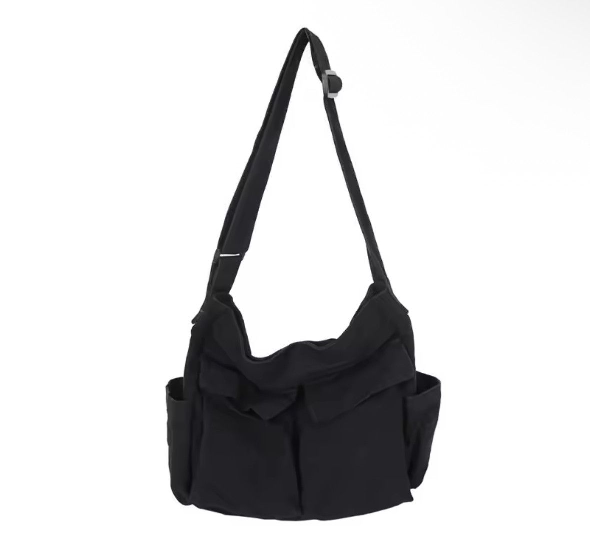 Other Workwear School Canvas Shoulder Bag Large Messenger Bag Size ONE SIZE - 2 Thumbnail