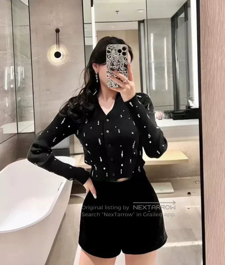 Miu Miu Miu Miu 38 Spring and summer diamond cardigan Size M / US 6-8 / IT 42-44 - 7 Thumbnail