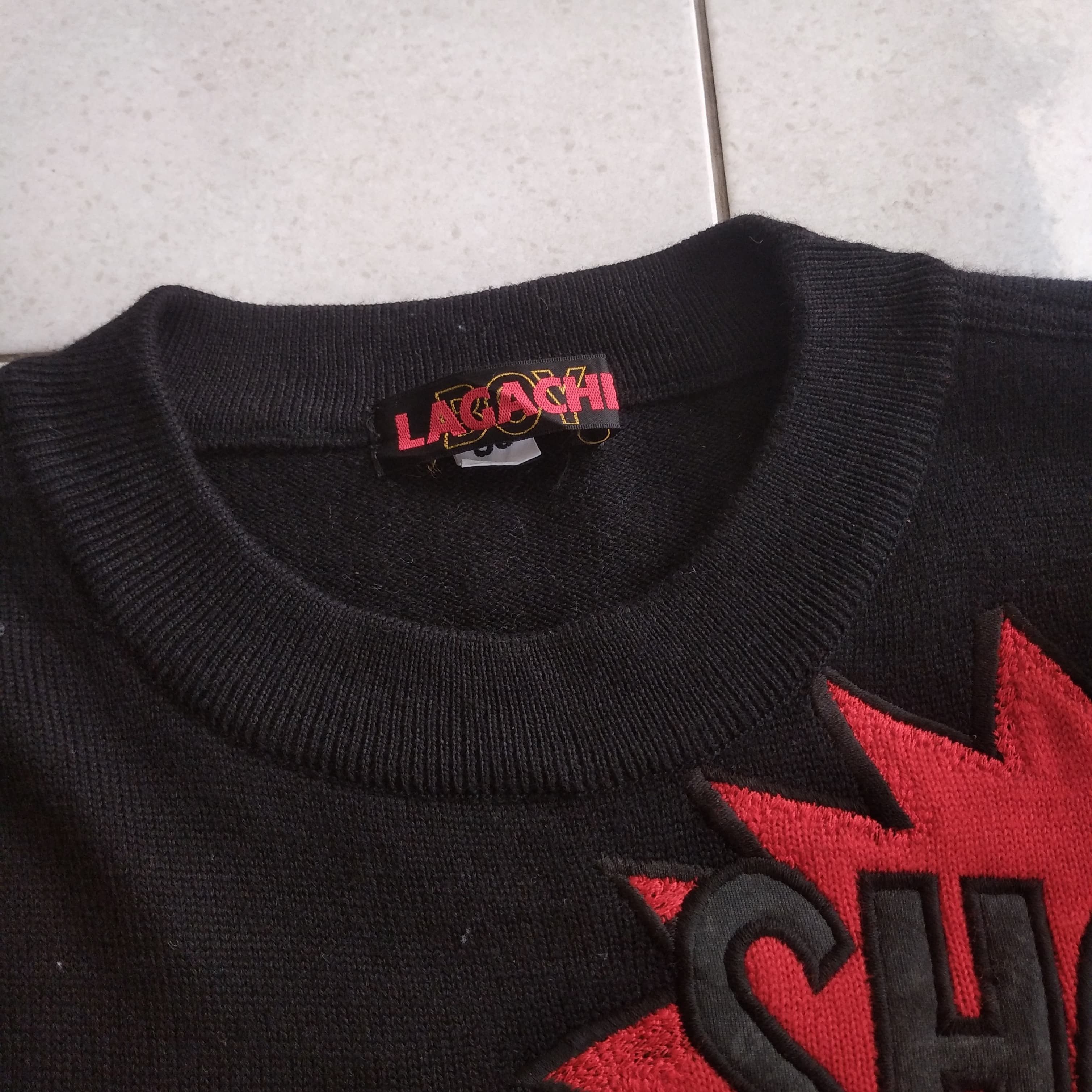 Vintage BOY LAGACHE EMBROIDERED BIG LOGO SWEATSHIRT VINTAGE 90s Size US XL / EU 56 / 4 - 2 Thumbnail