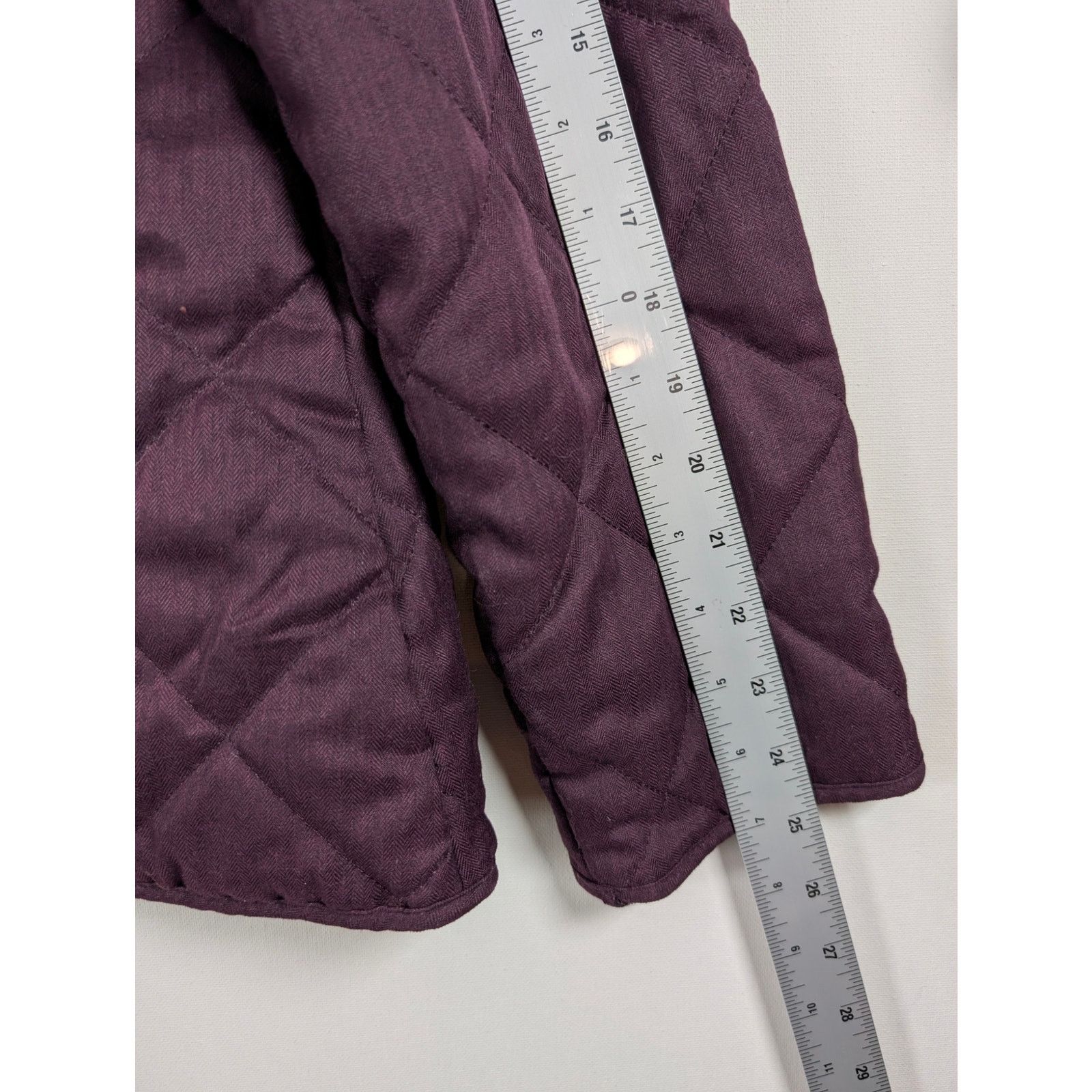 Barbour Barbour Skye Quilted Jacket Purple Women’s Size 12 USED Size XL / US 12-14 / IT 48-50 - 6 Thumbnail