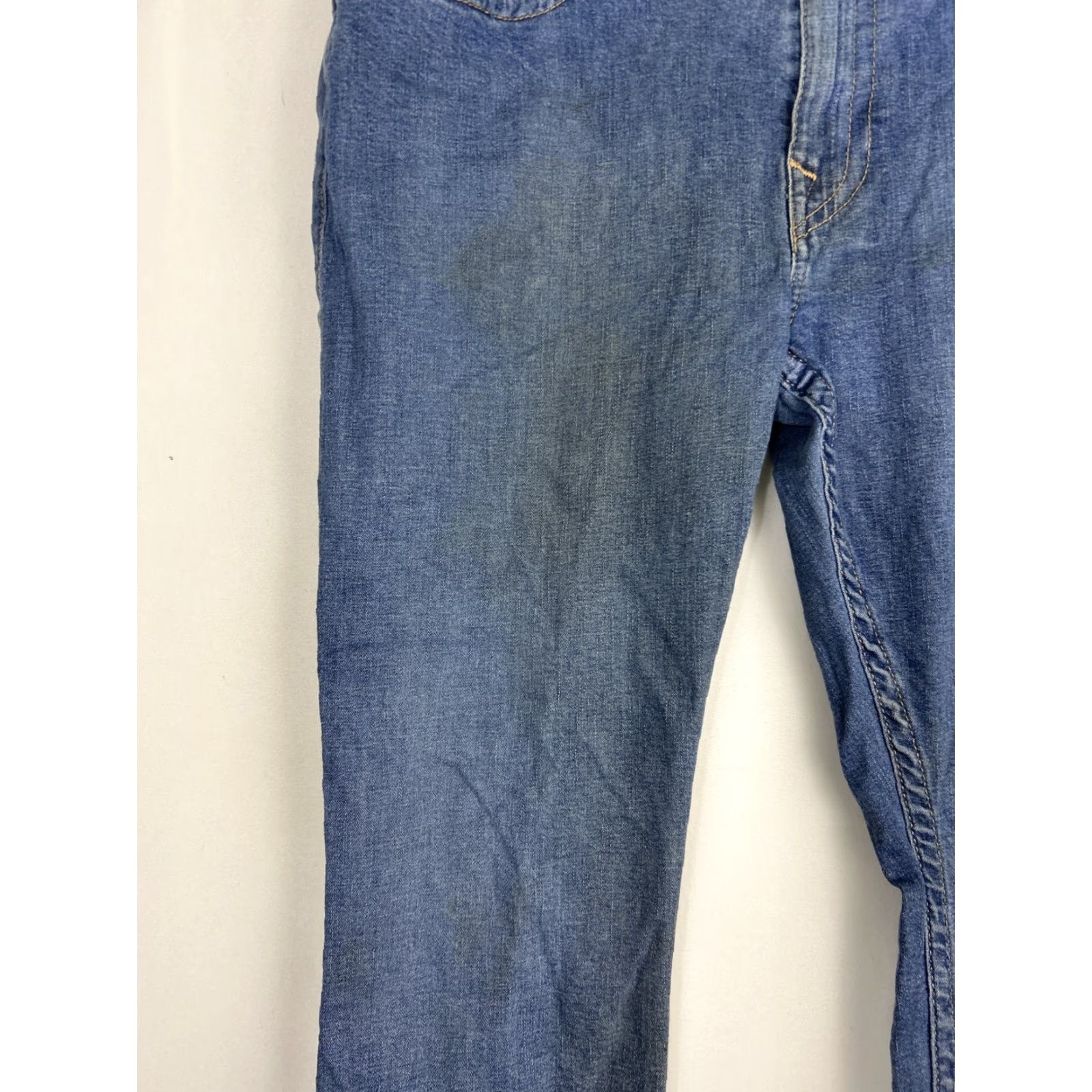 True Religion VINTAGE True Religion Ricky Relaxed Mens Jeans 40x32 Medium Wash Stains Straight Leg Size US 40 / EU 56 - 6 Thumbnail