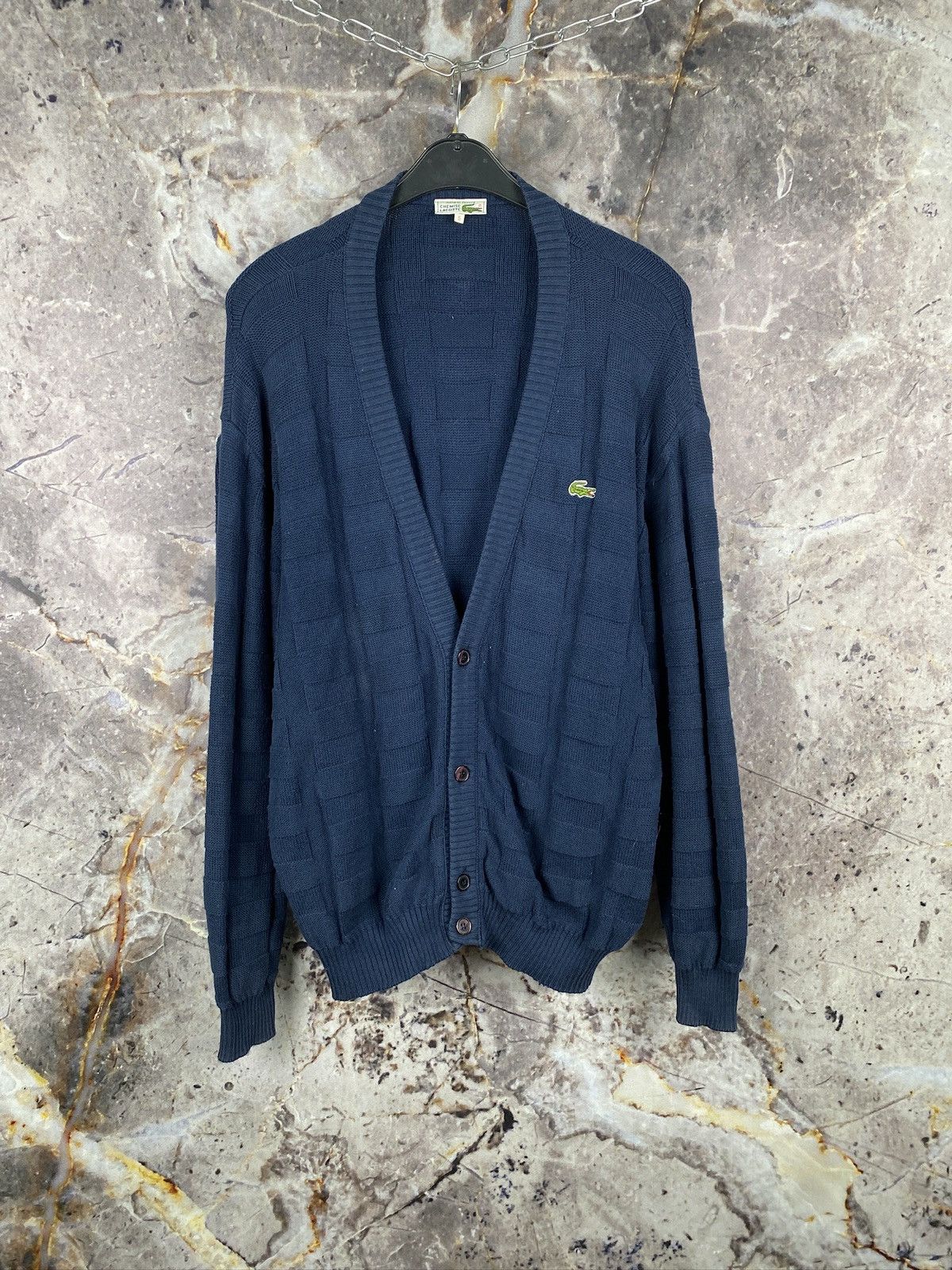 Lacoste Men’s Chemise Lacoste Cardigan Pullover Size 5 (Large) Size US L / EU 52-54 / 3 - 1 Thumbnail