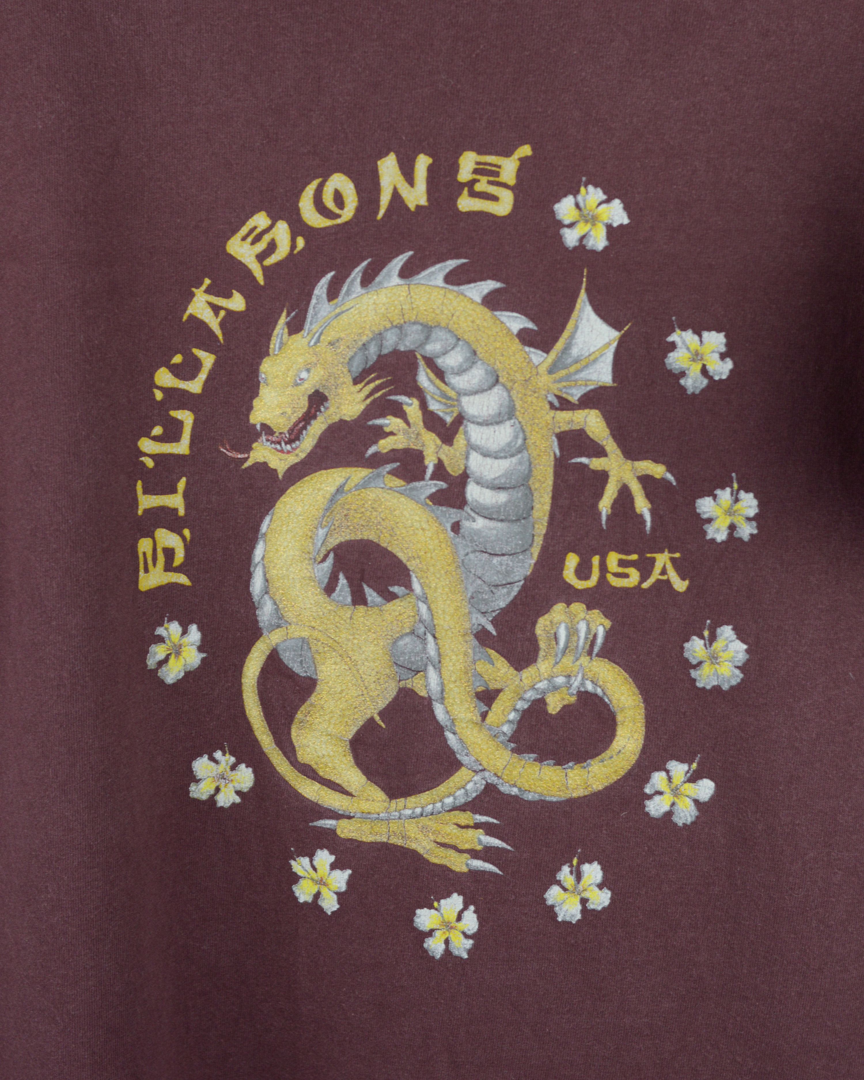 Billabong × Vintage Vintage Billa Bong Dragon 90s t shirt Size US L / EU 52-54 / 3 - 7 Thumbnail