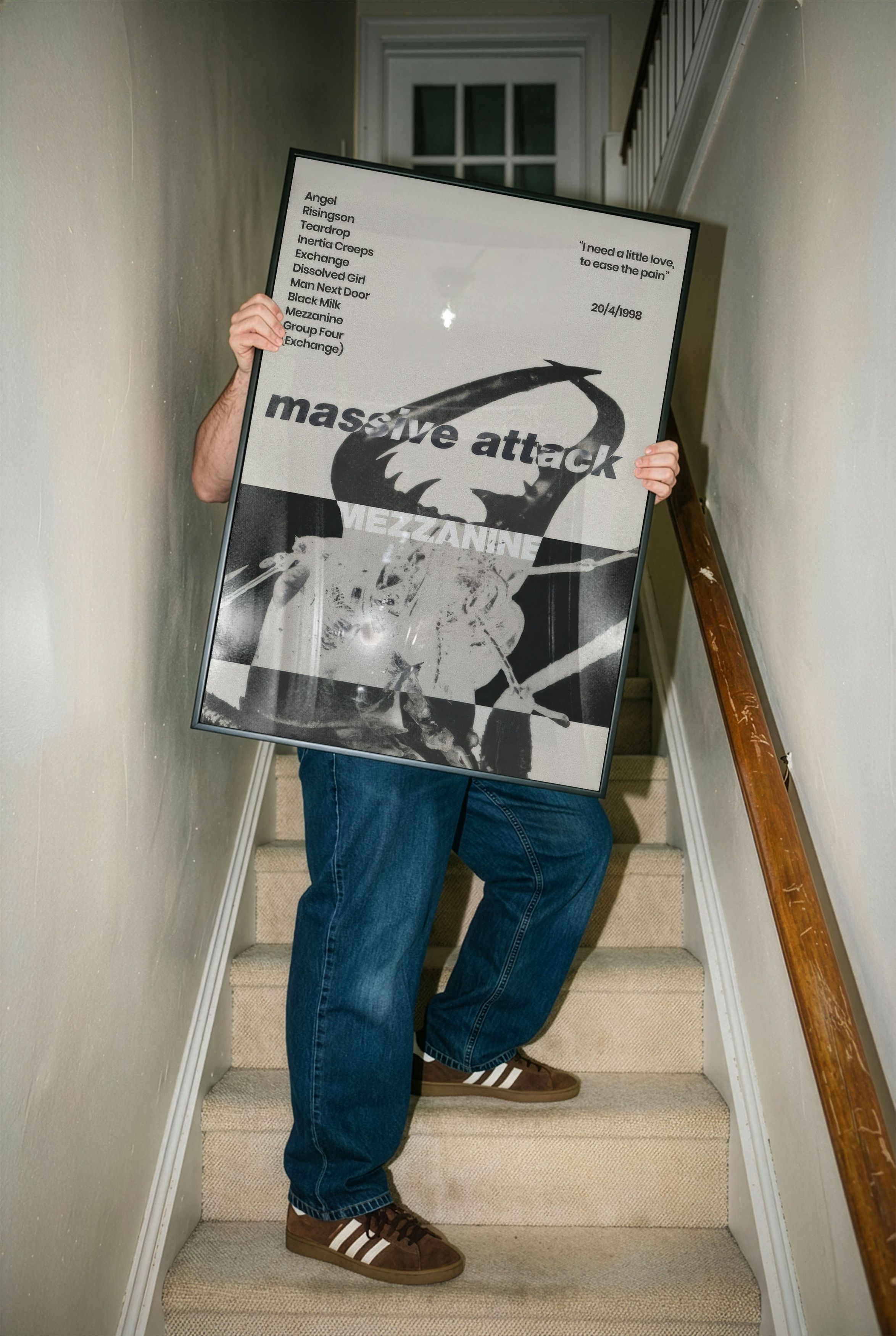 Band Tees Massive Attack Poster Print Tee Vintage Music Band Merch Size ONE SIZE - 2 Thumbnail