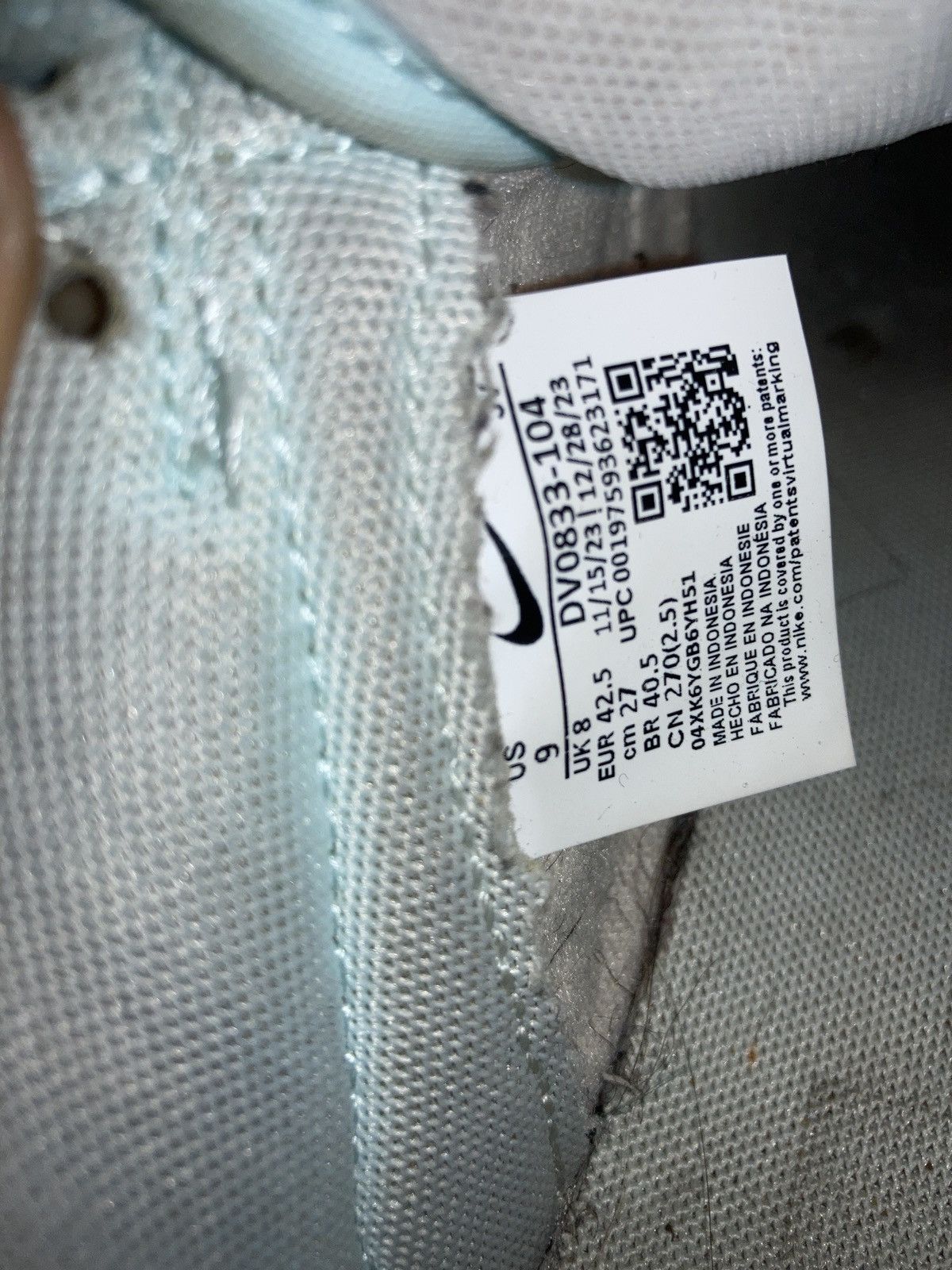 Nike Baby blue dunks Size US 9 / IT 39 - 1 Thumbnail