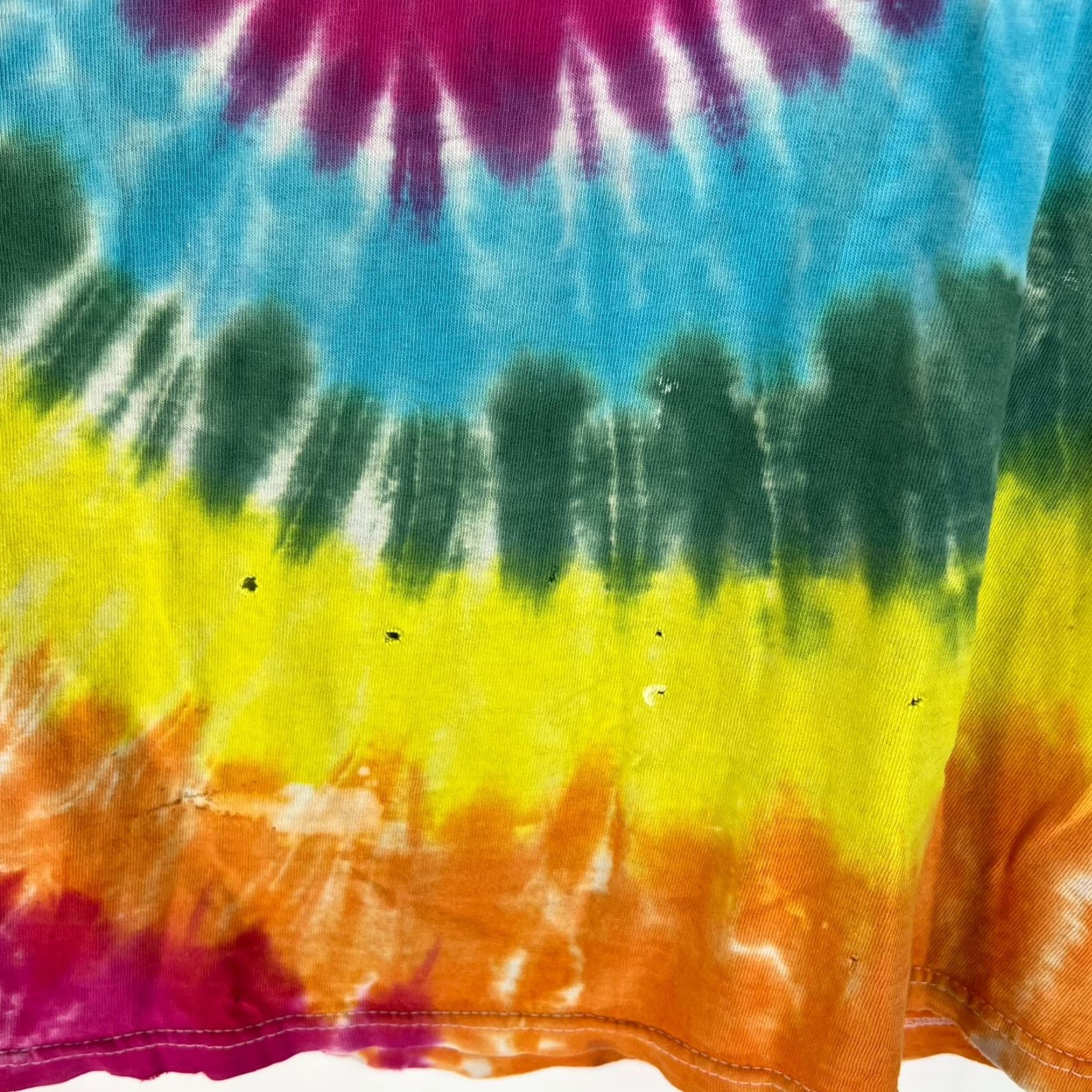Delta VINTAGE Delta Pro Weight Laconia Bike Week 2001 Tie Dye Adult Size M Distressed T-Shirt Men Size US M / EU 48-50 / 2 - 3 Thumbnail