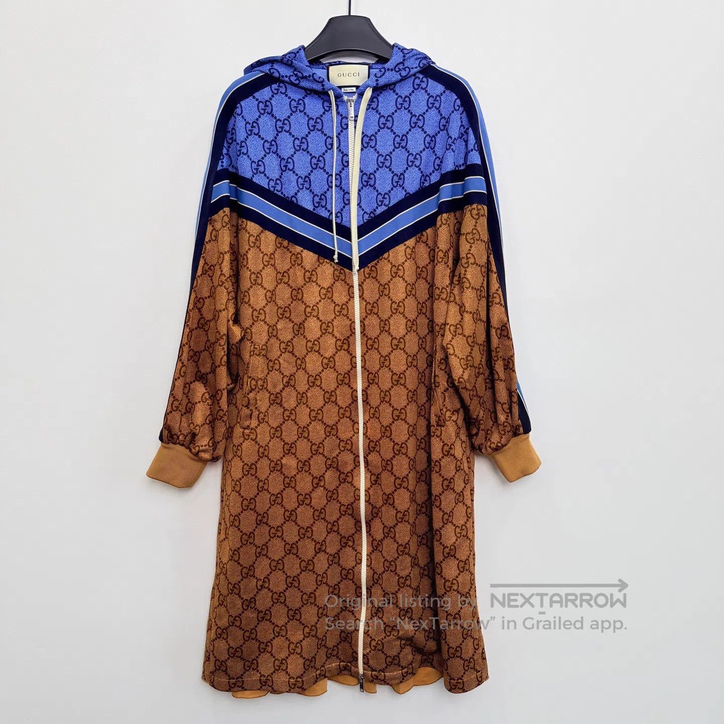 Gucci Guicci Logo Color Block Hooded Jacket| Size US XS / EU 42 / 0 - 1 Thumbnail