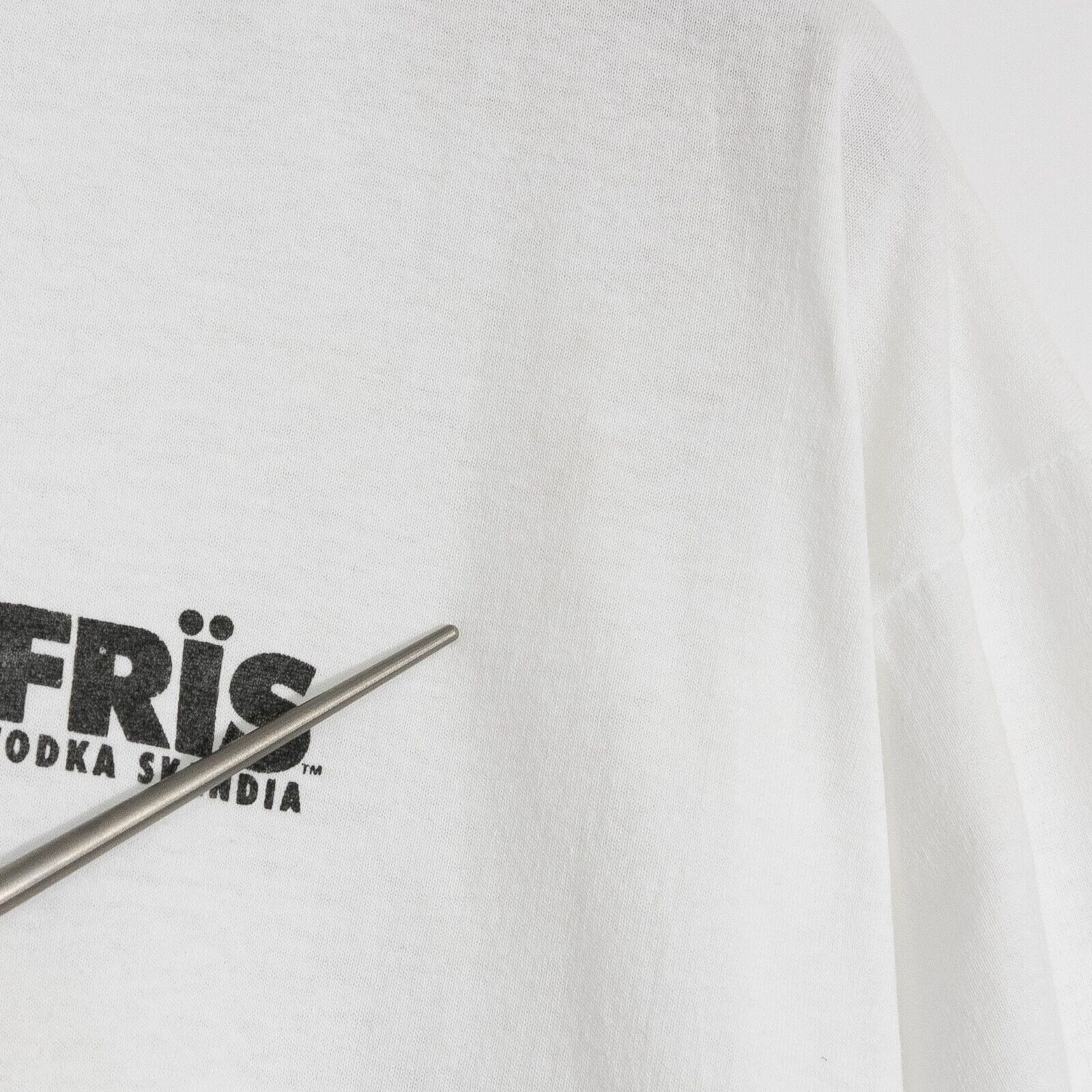 Vintage Vintage 90s Fris Vodka T Shirt XL Art Drawing Single Stitch Size US XL / EU 56 / 4 - 6 Thumbnail