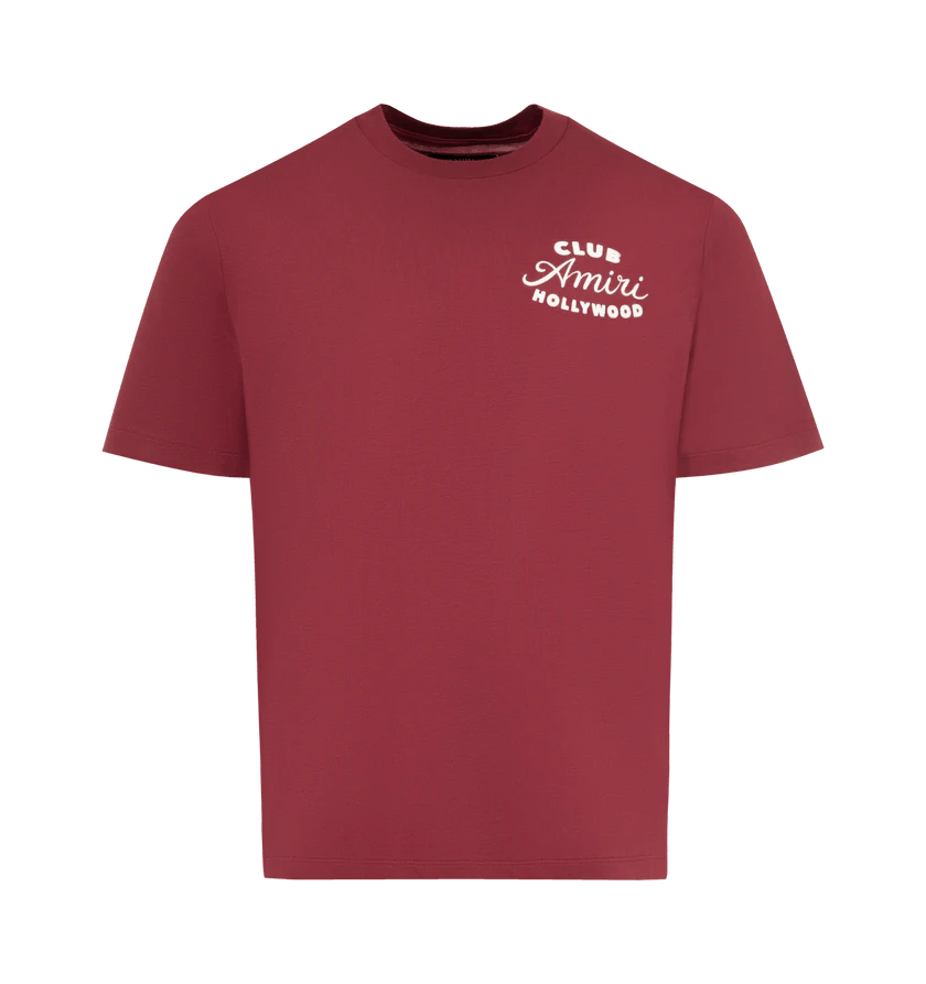 o1h1sh11225 Club Amiri Tee in Red