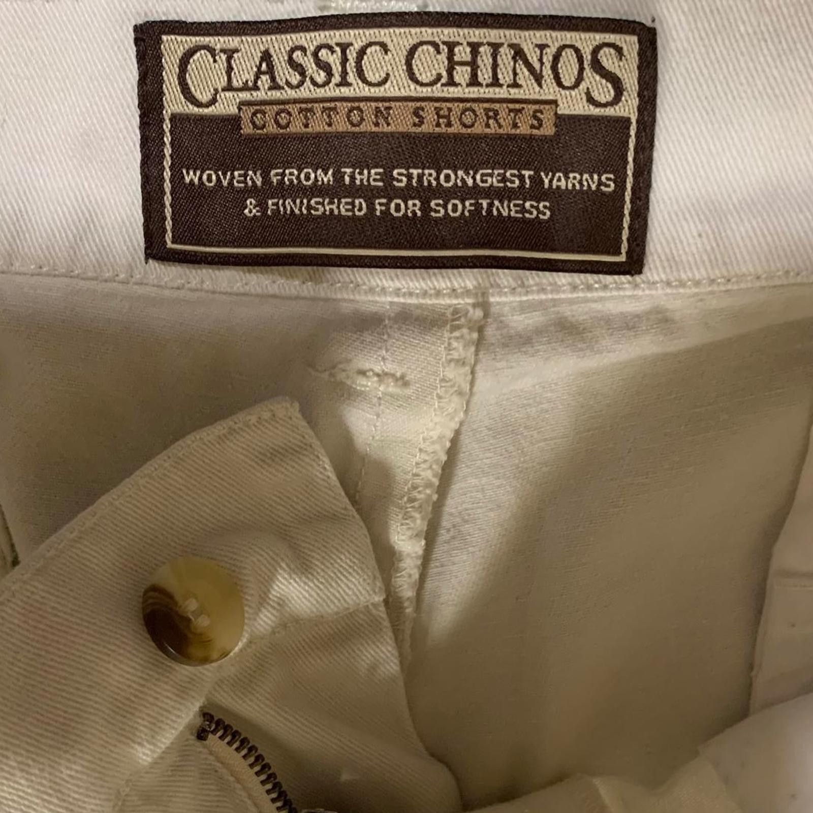 Other Classic Chinos Men's Sz 38 Beige Shorts Flat Front Size US 38 / EU 54 - 3 Thumbnail