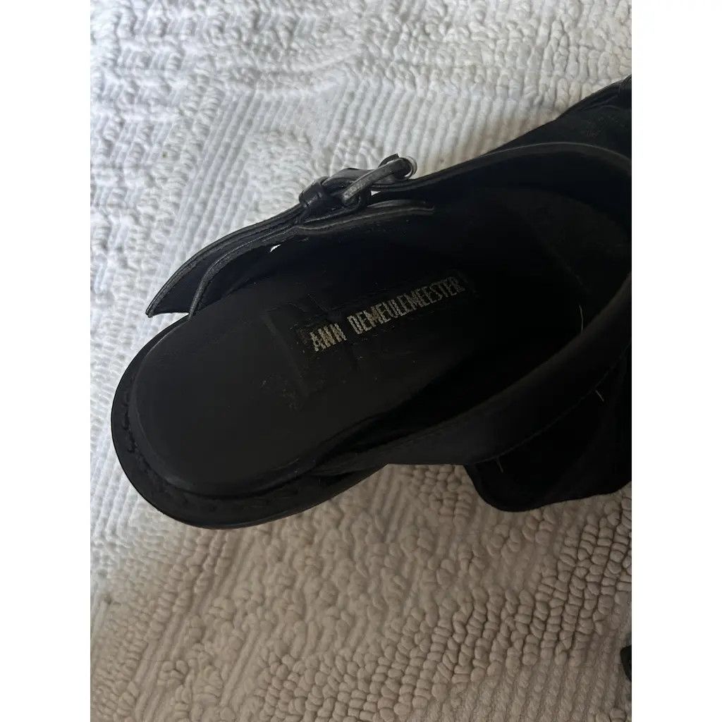 Ann Demeulemeester SS'03 Leather Mules Size US 7 / IT 37 - 4 Thumbnail
