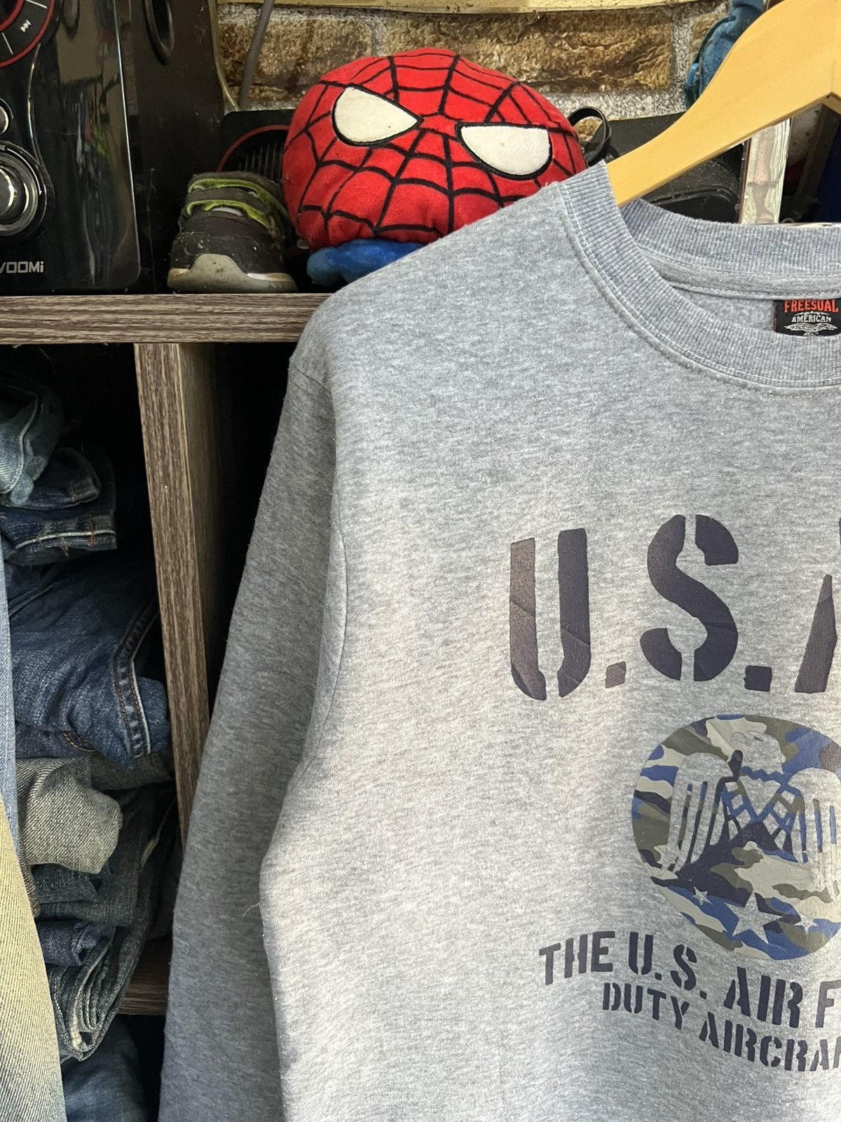 Other 🔥Freesual American Spirit USAF Crewneck Sweatshirt Size US M / EU 48-50 / 2 - 4 Thumbnail