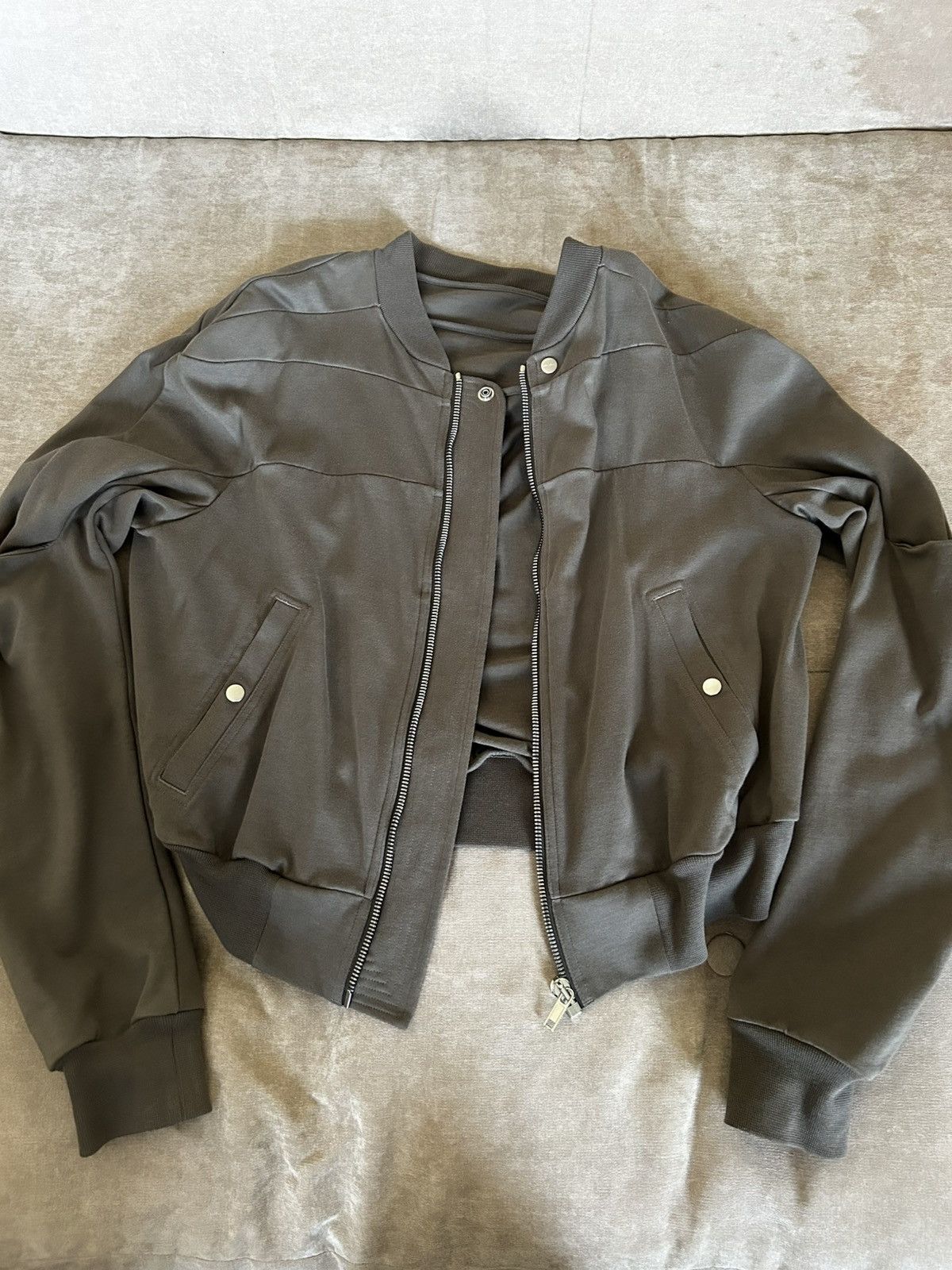 Rick Owens Rick Owens Light Cropped Track Jacket Size US M / EU 48-50 / 2 - 1 Thumbnail