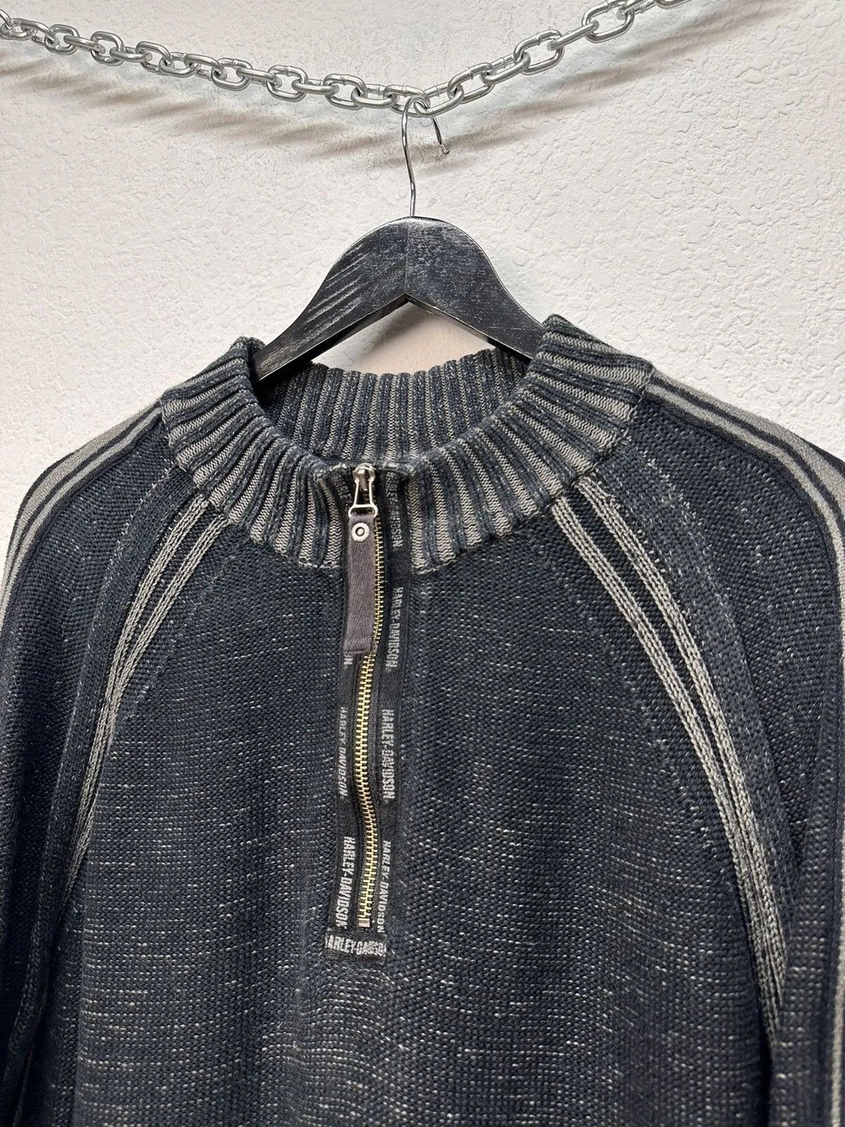 Harley Davidson 👉 Y2K Avantgarde Distressed Sweater Harley Davidson Japan Size US L / EU 52-54 / 3 - 6 Thumbnail
