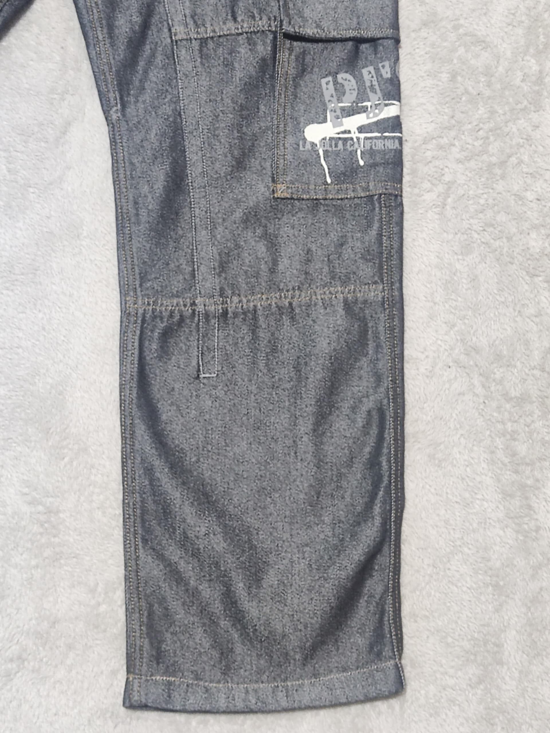 Japanese Brand PJ'S SURF Waxed La Jolla California Baggy Cargo Denim Pants Size US 30 / EU 46 - 7 Thumbnail
