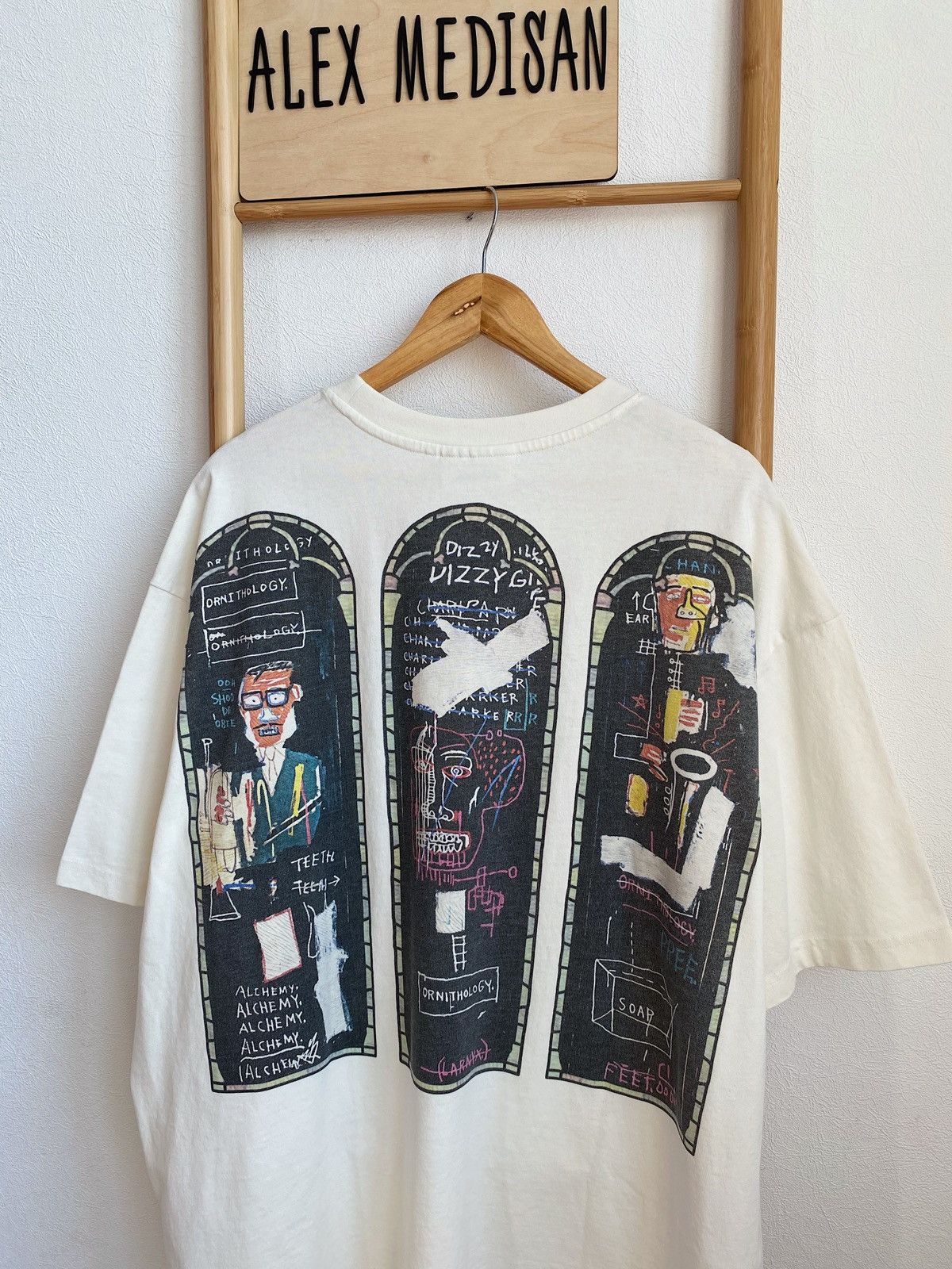 H&M × Jean-Michel Basquiat × Who Decides War WHO DECIDES WAR x BASQUIAT x H&M RELAXED FIT COTTON T-SHIRT Size US XXL / EU 58 / 5 - 8 Thumbnail