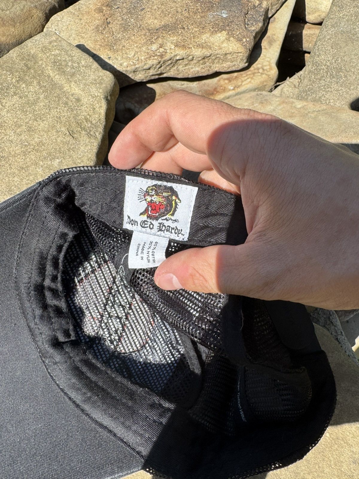 Ed Hardy Vintage Ed Hardy Disrtessed Y2k Hat Size ONE SIZE - 9 Thumbnail