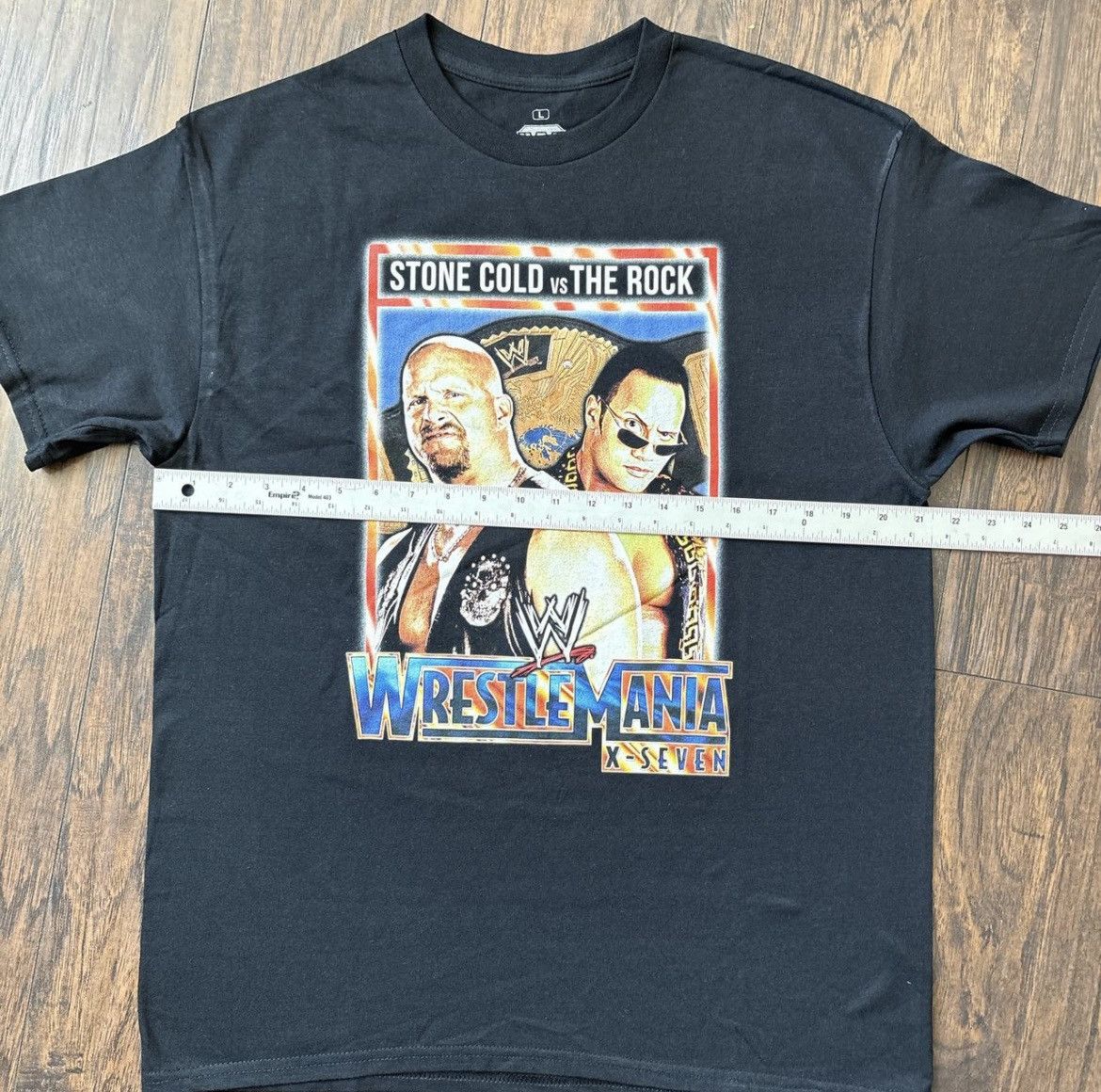 WWE WWE Wrestlemania 17 Stone-Cold and The Rock Tee Size US L / EU 52-54 / 3 - 3 Thumbnail