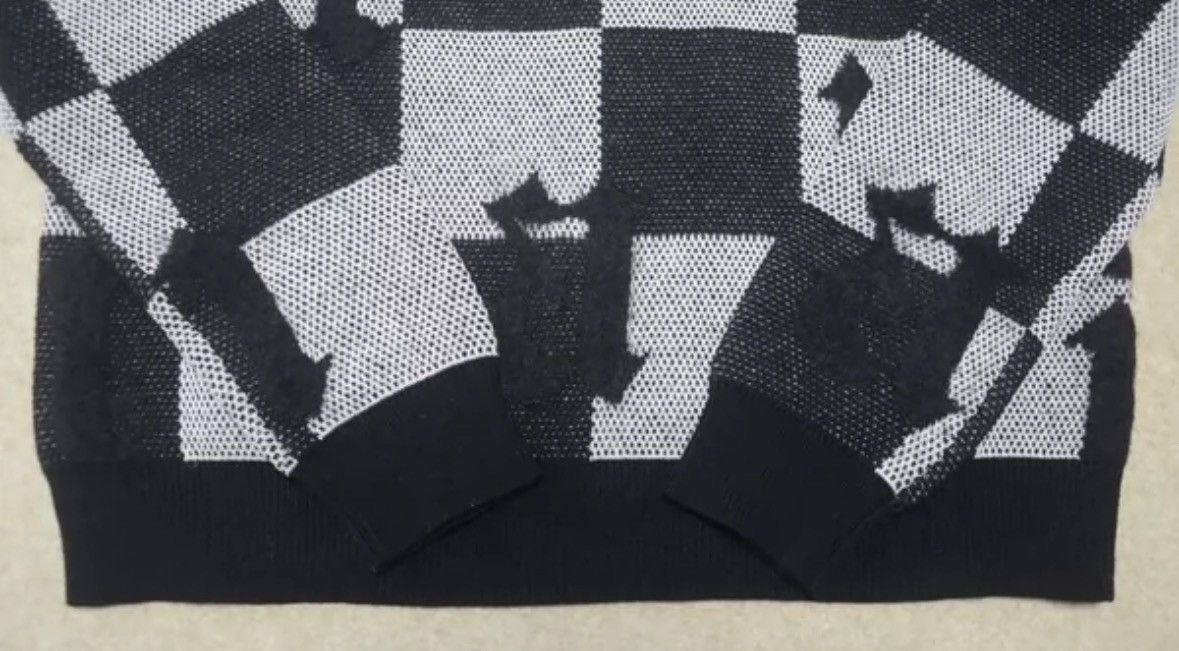 Amiri Amiri checkerboard plush logo sweater 2412-Nextarrow Size US S / EU 44-46 / 1 - 4 Thumbnail
