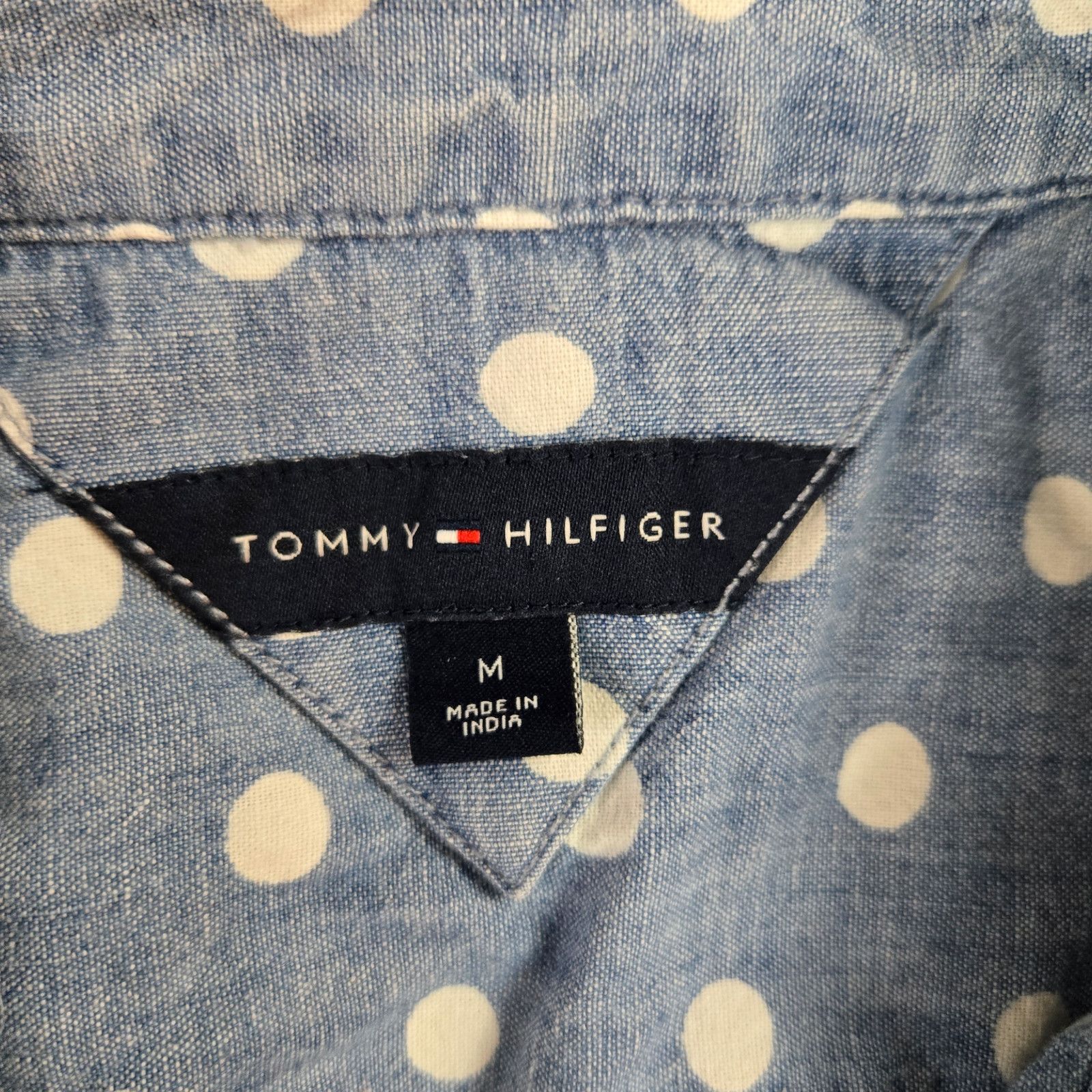 Tommy Hilfiger Tommy Hilfiger Polka Dot Chambray Top Size Medium Size M / US 6-8 / IT 42-44 - 5 Thumbnail