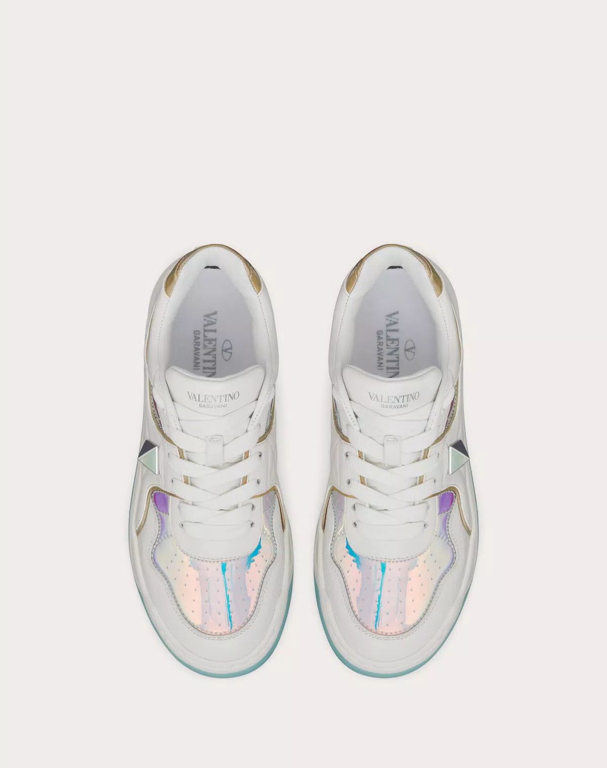 Valentino o1s1wg110426 One Stud Low-Top Sneakers Nappa Leather Size US 7.5 / IT 37.5 - 5 Thumbnail