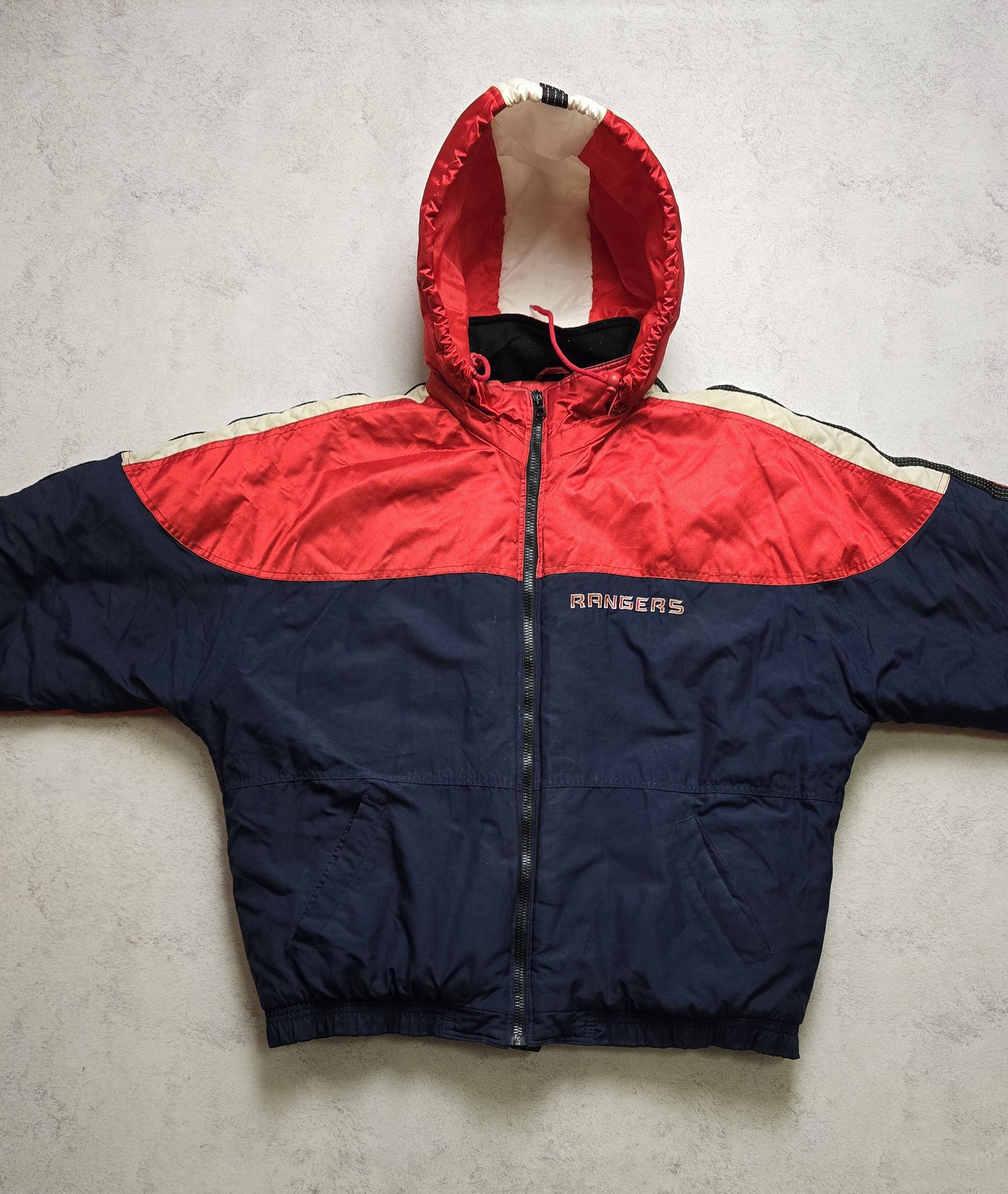 VTG New York Rangers Liberty 90s Puffer NHL Hockey Jacket