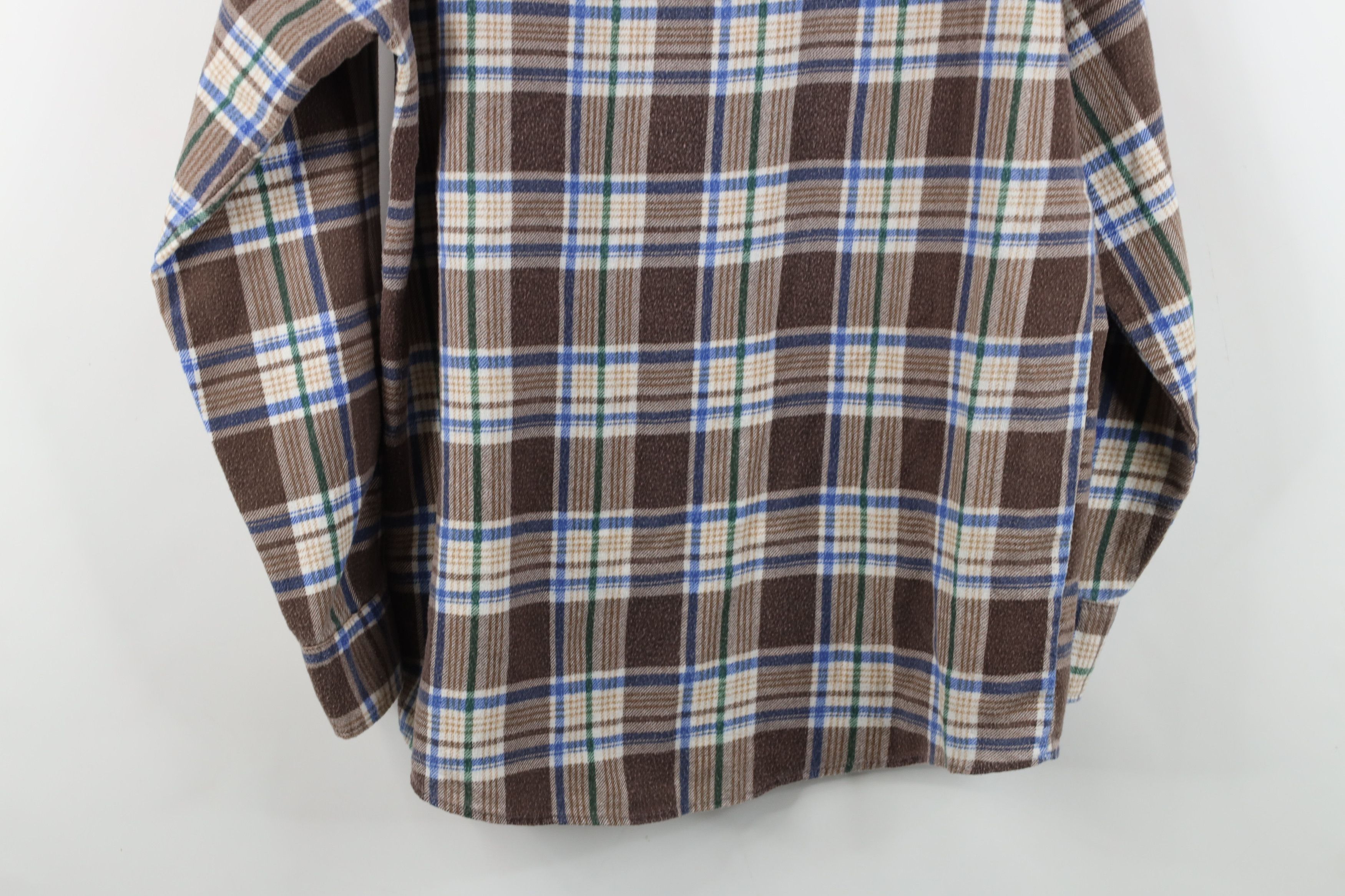 Vintage Vintage 60s 70s Streetwear Collared Button Shirt Plaid Size US M / EU 48-50 / 2 - 11 Thumbnail