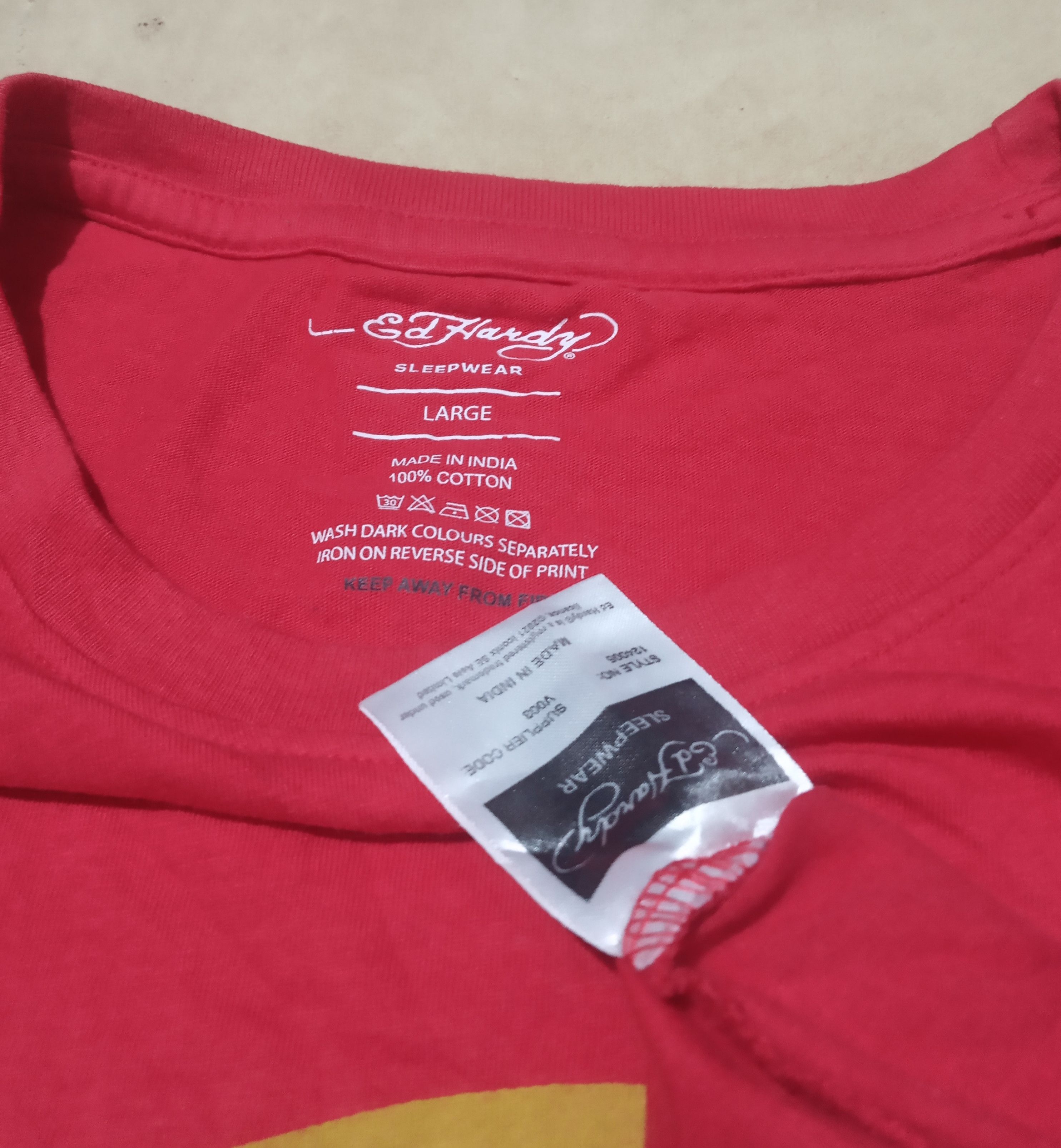 Ed Hardy Ed Hardy Large Red Size US L / EU 52-54 / 3 - 2 Thumbnail