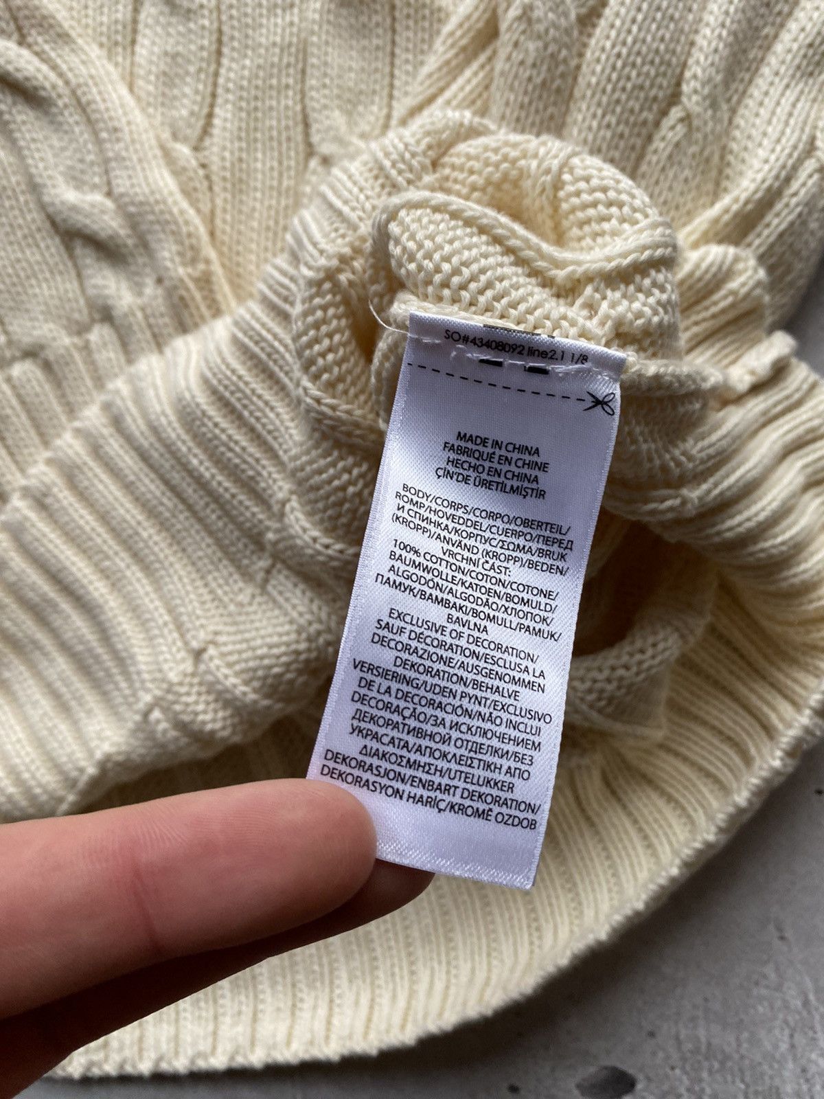 Polo Ralph Lauren Vintage Y2K Polo Ralph Lauren White Women's Sweater Rare Size L / US 10 / IT 46 - 6 Thumbnail