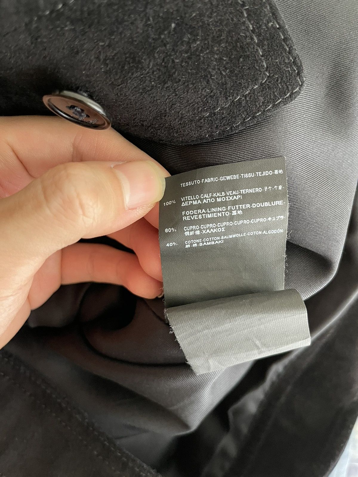 Hedi Slimane × Saint Laurent Paris SLP 15AW Calf Suede Jacket Size US M / EU 48-50 / 2 - 5 Thumbnail
