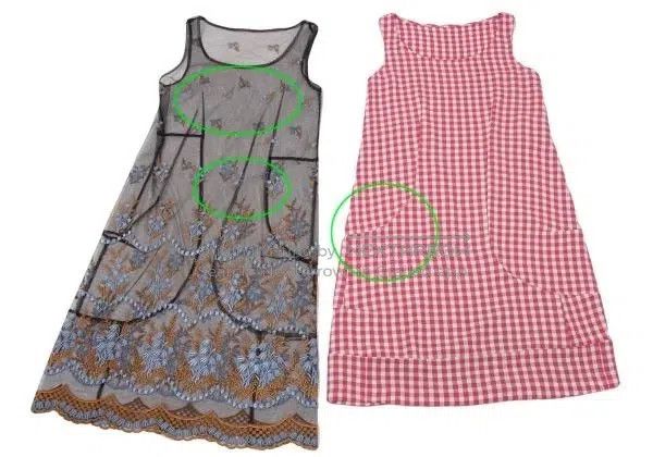 Comme des Garcons Comme des Garcons Red vintage embroidered floral plaid dre Size S / US 4 / IT 40 - 7 Thumbnail